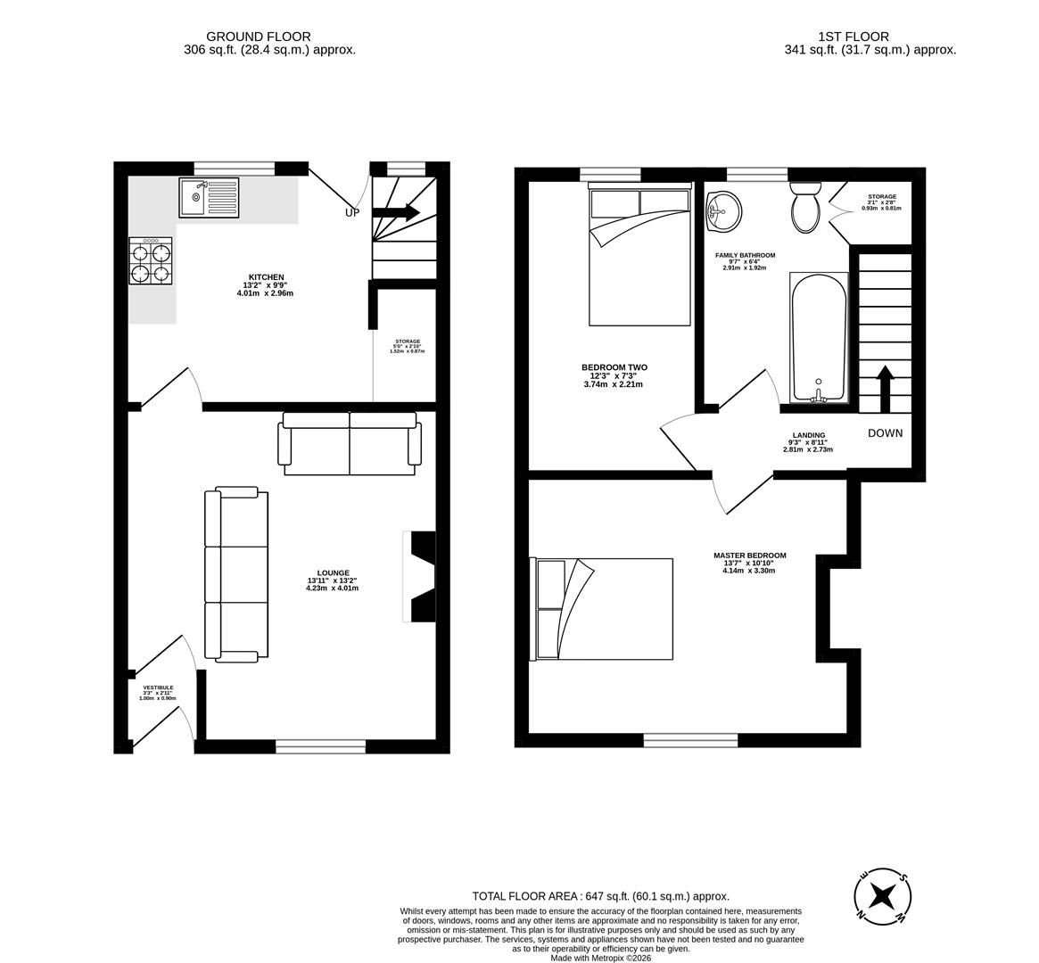 Flett Street, Preston floorplan
