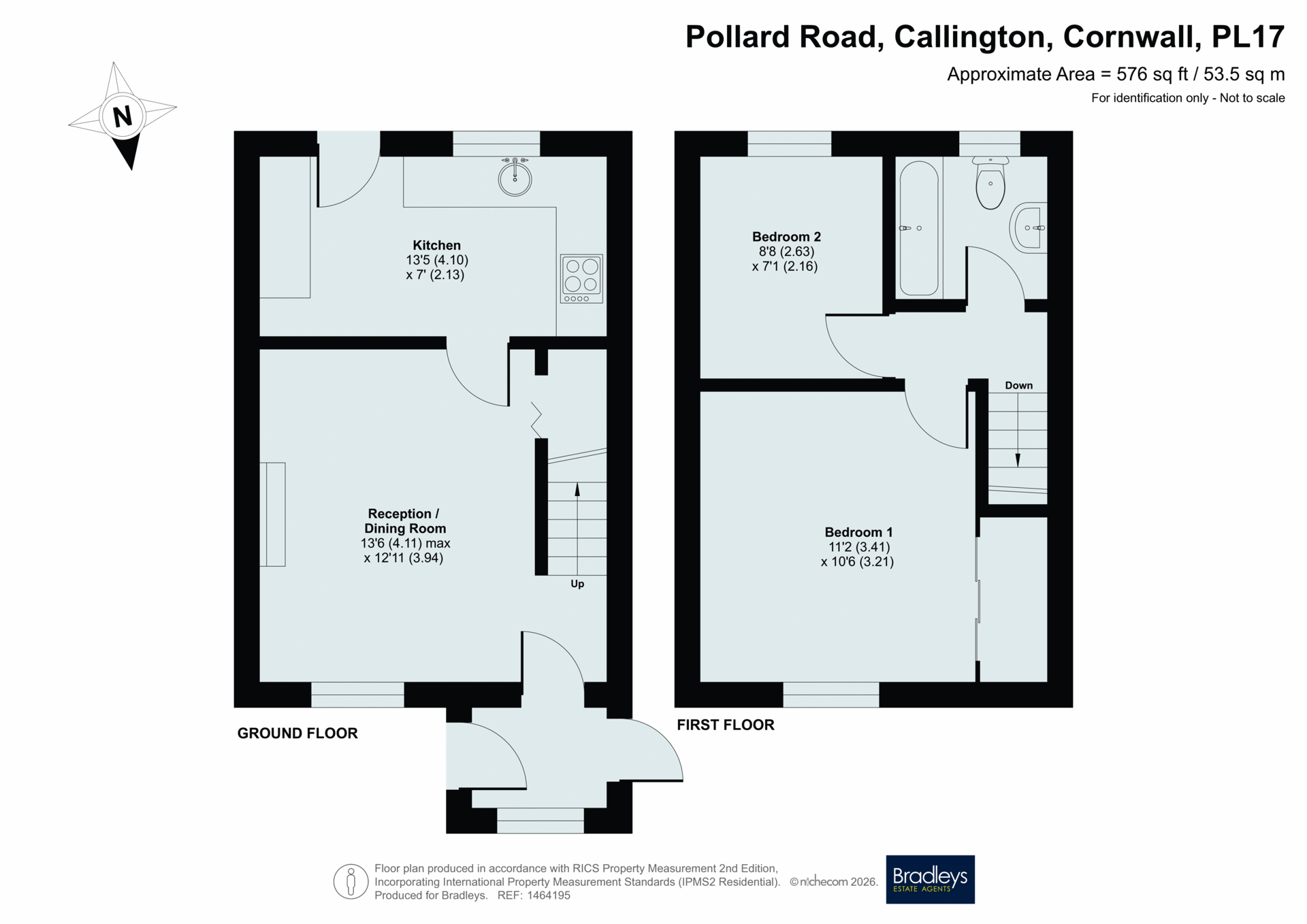 12, Pollard Road, Cornwall floorplan