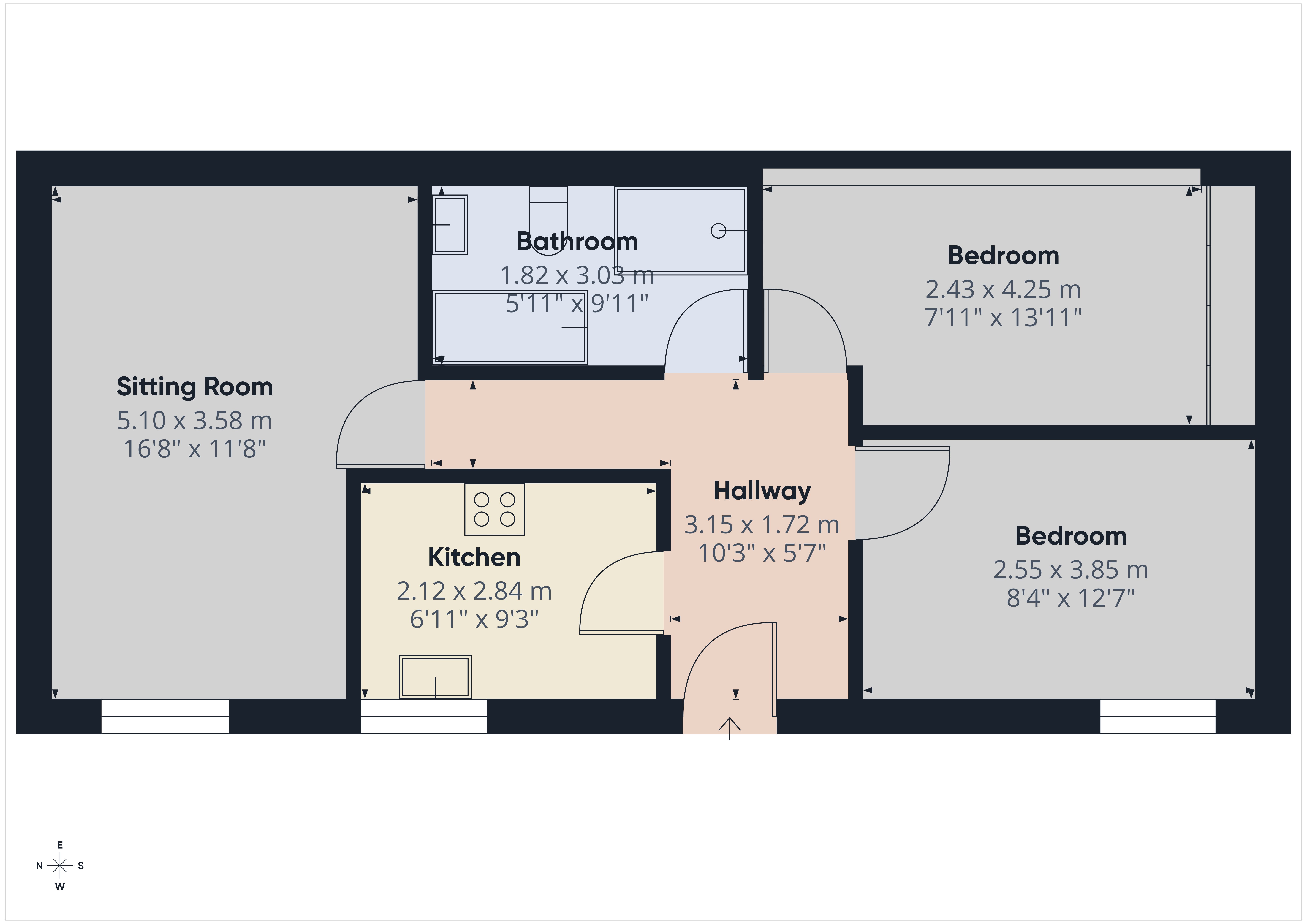 Crispin Cottage,, Linton, Herefordshire floorplan