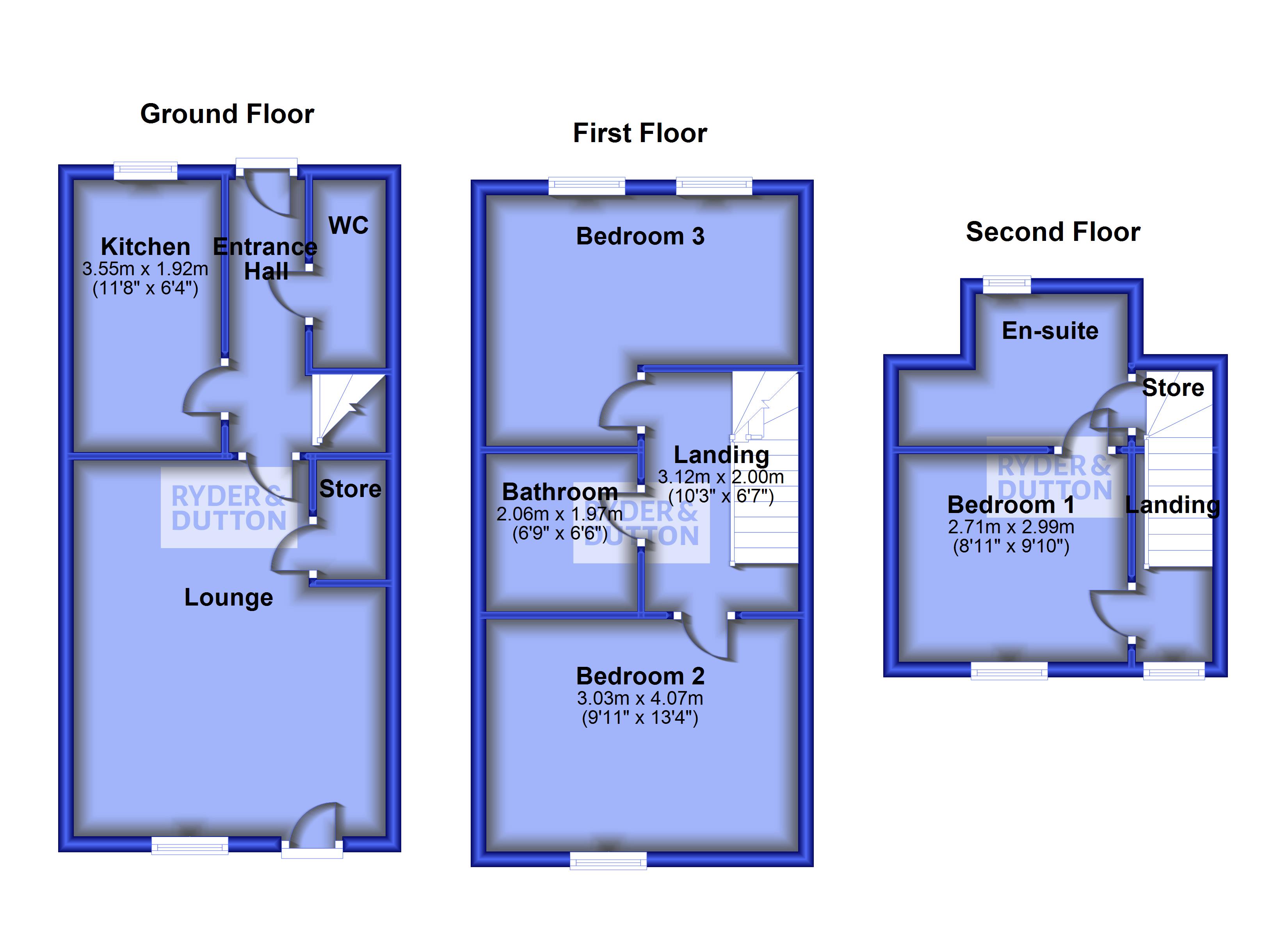 8, County End Terrace, Oldham floorplan