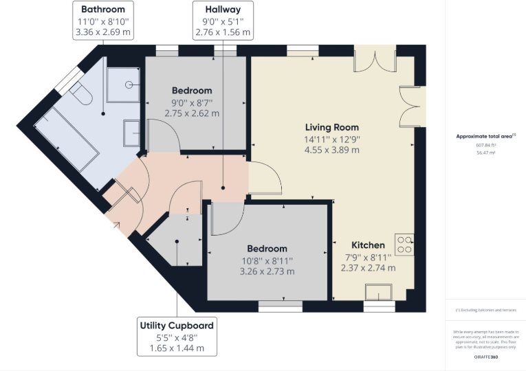 1, Bretby  Court, Stoke-on-Trent floorplan