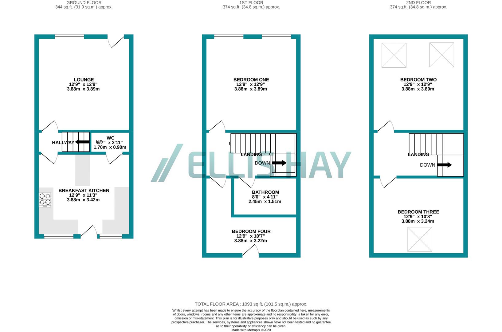 The Courtyard, Scarborough floorplan