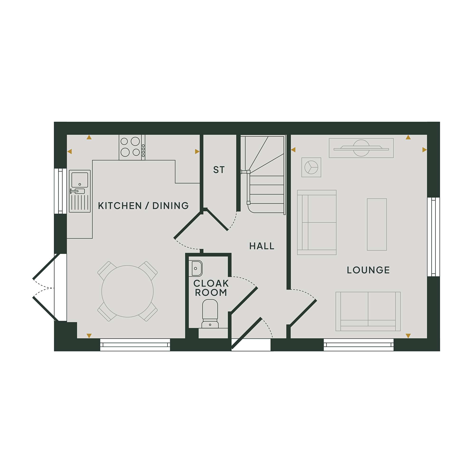 270, Normandy Way, Hinckley floorplan