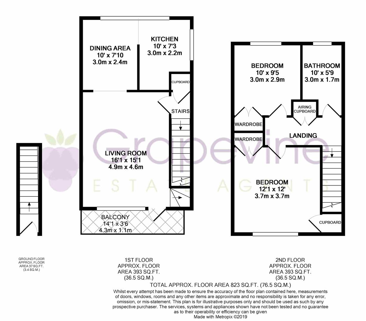 2 Bedrooms Maisonette for sale in Waltham Road, Twyford, Reading RG10