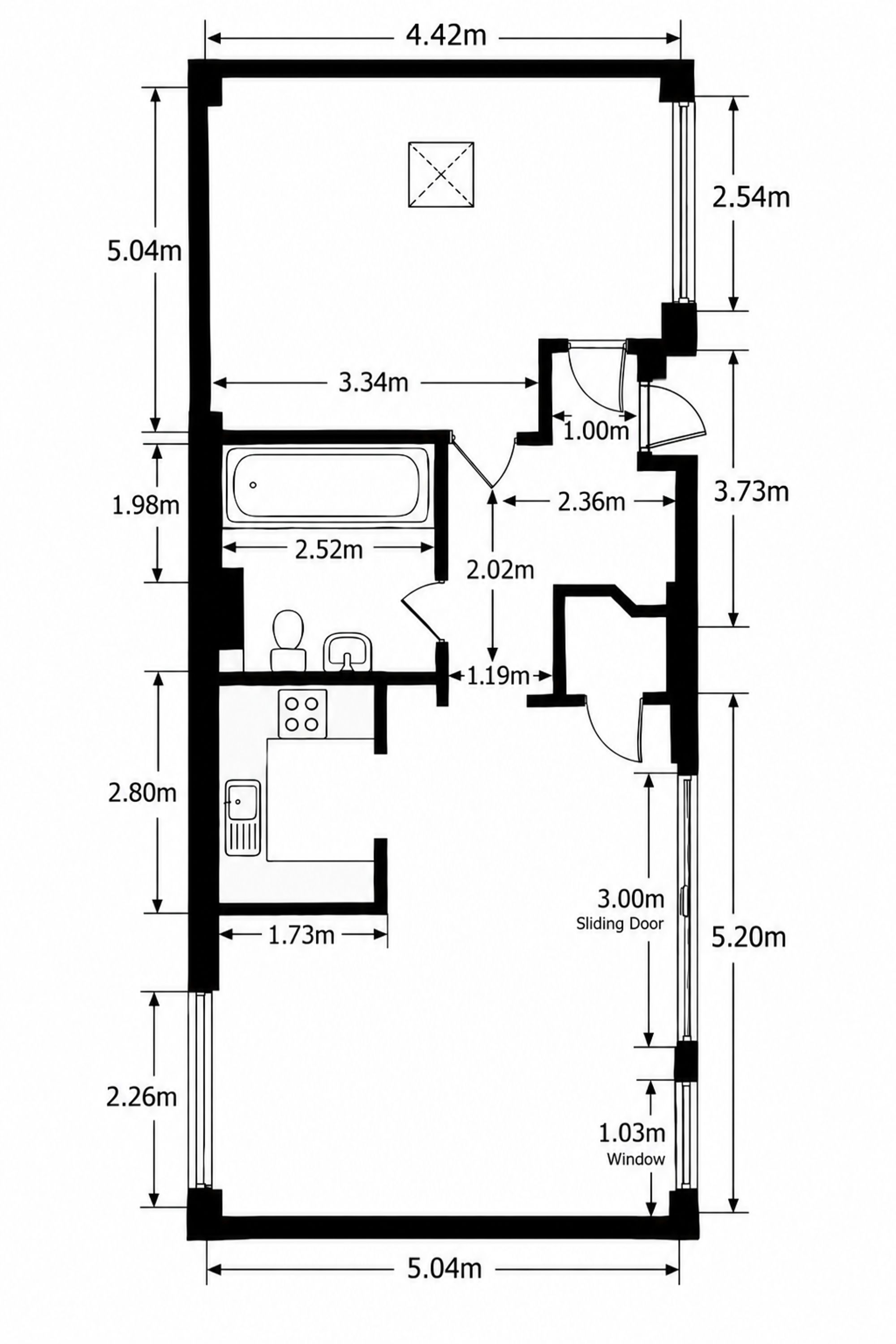 9 Portland House Mews Ashley Road, Epsom floorplan