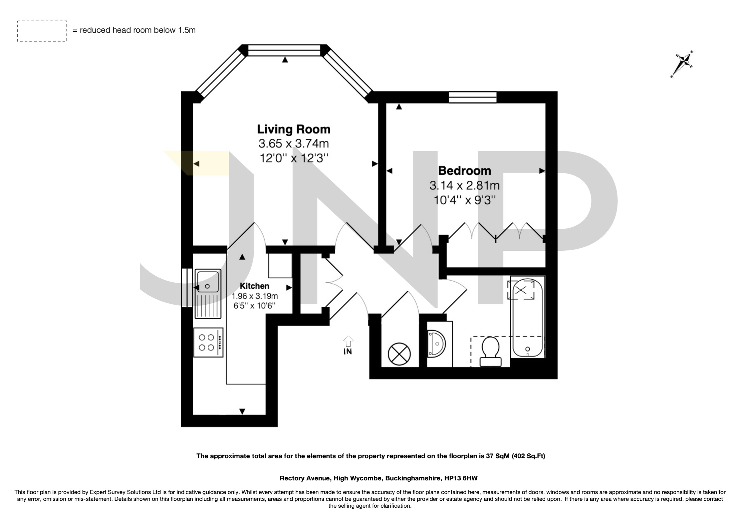 Flat 3, 6, Rectory Avenue, Buckinghamshire floorplan