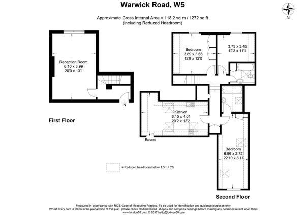 3 Bedrooms Flat to rent in Warwick Road, Ealing W5