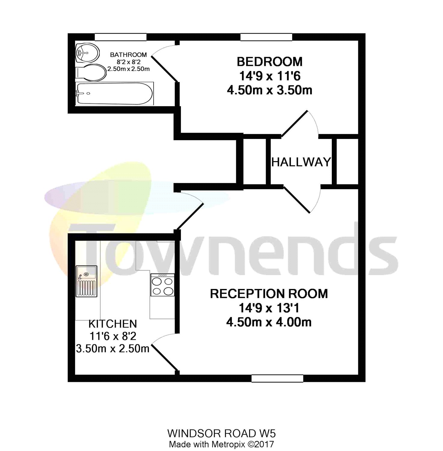 1 Bedrooms Flat to rent in Windsor Road, Ealing W5