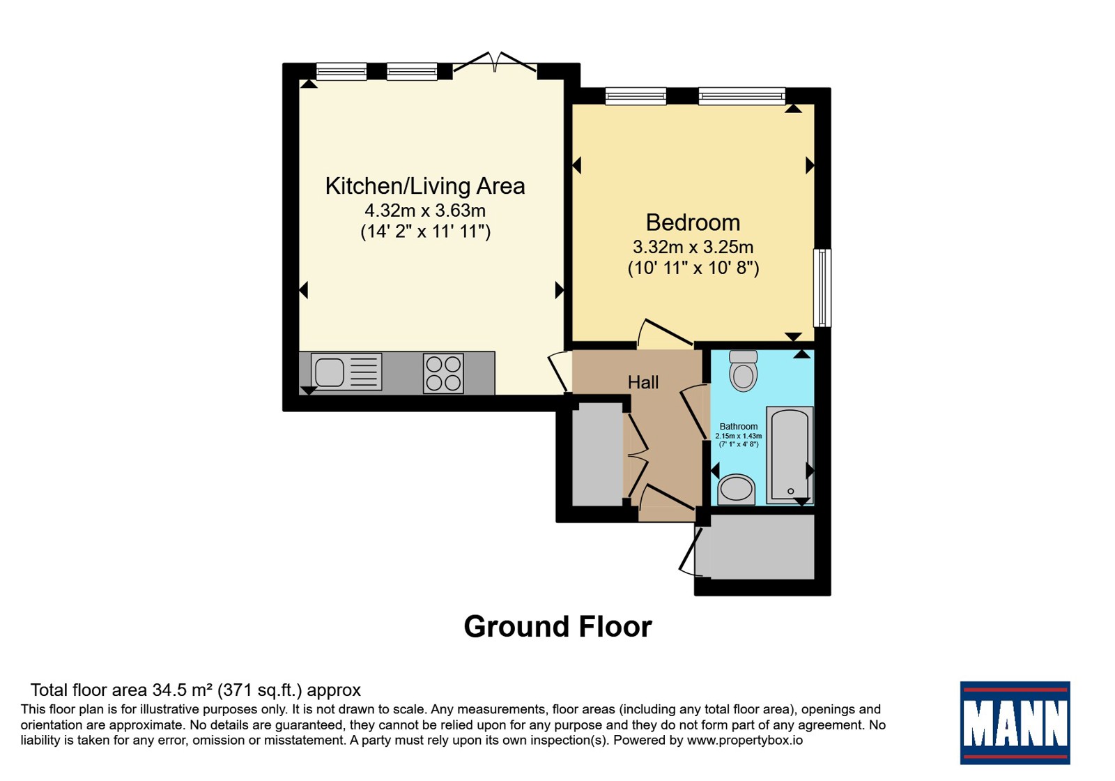 Flat B, 2, The Spinney, Waterlooville floorplan