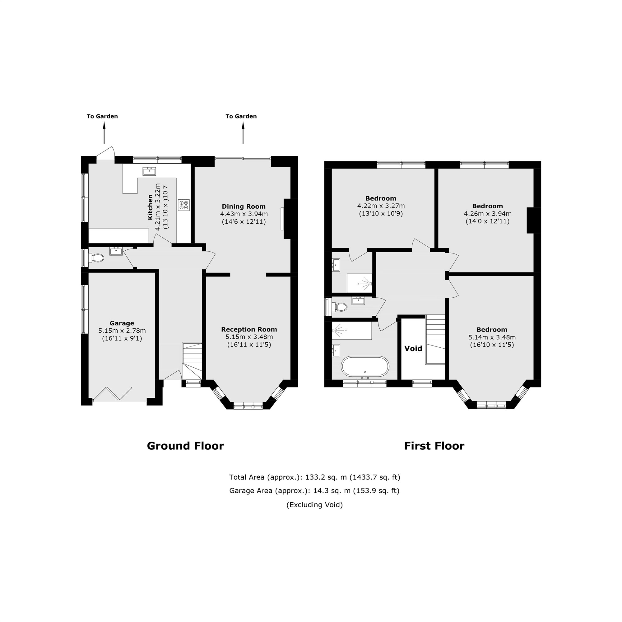 64, Moat Drive, Harrow floorplan