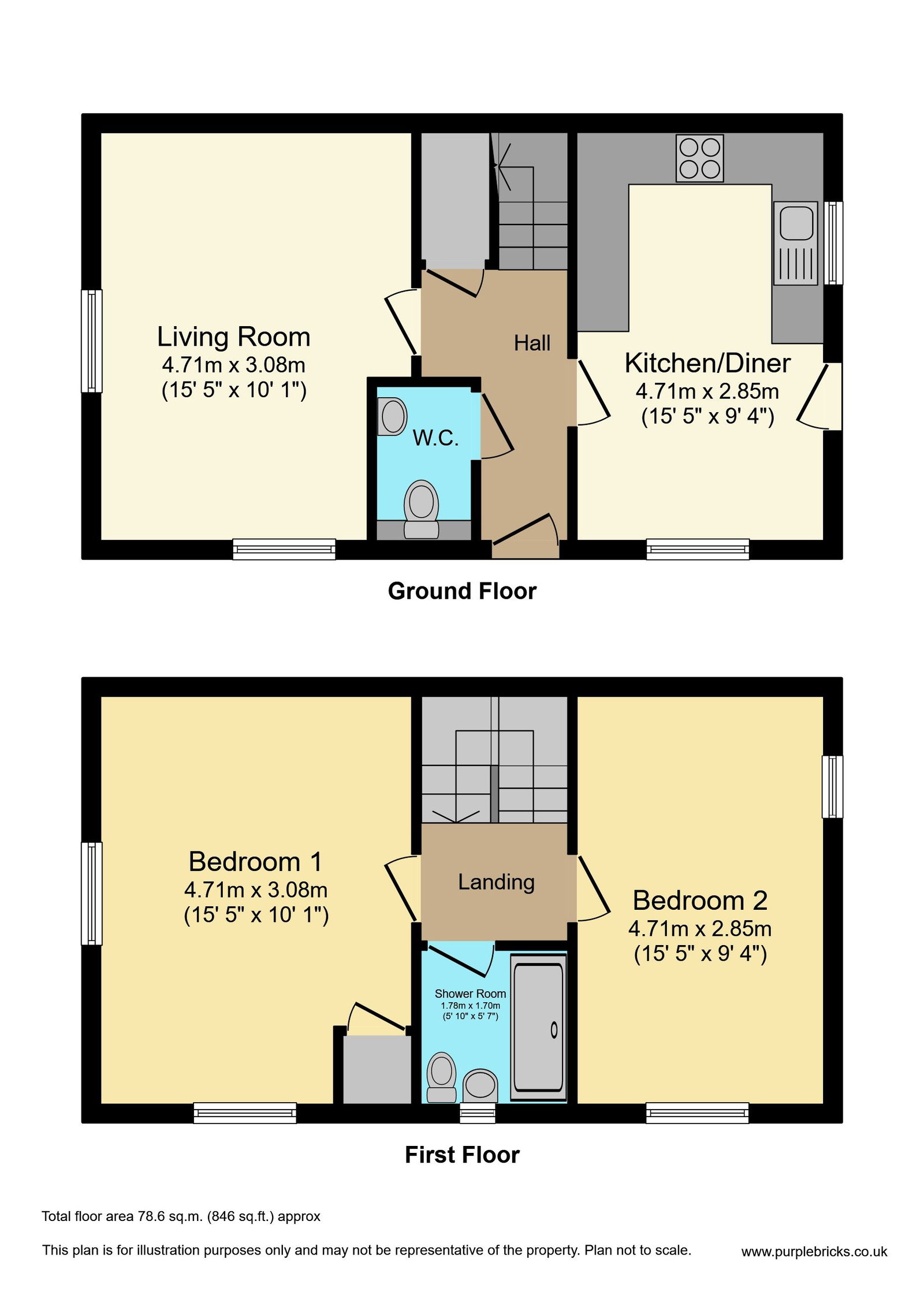 11, Highway Close, Groby floorplan