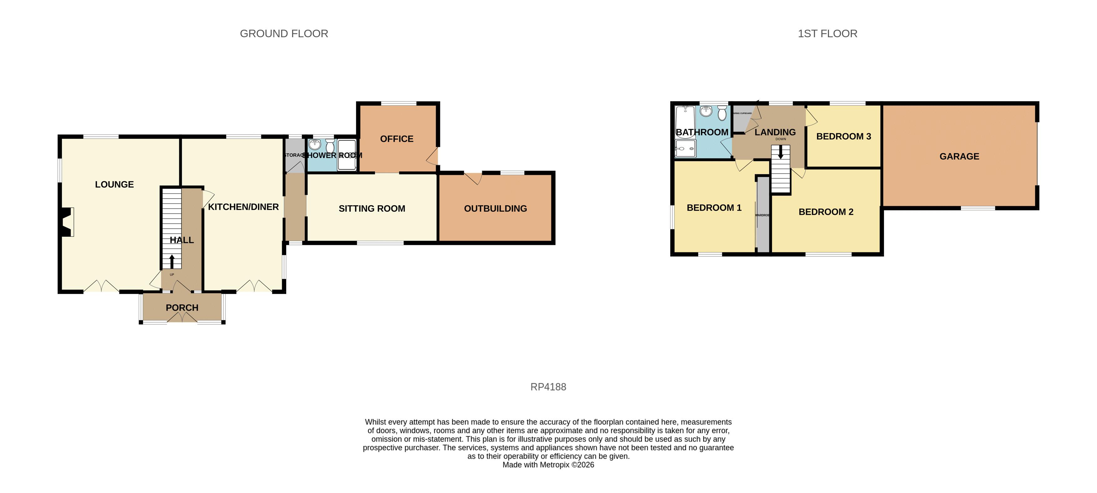 The Old Orchard, Mochdre floorplan