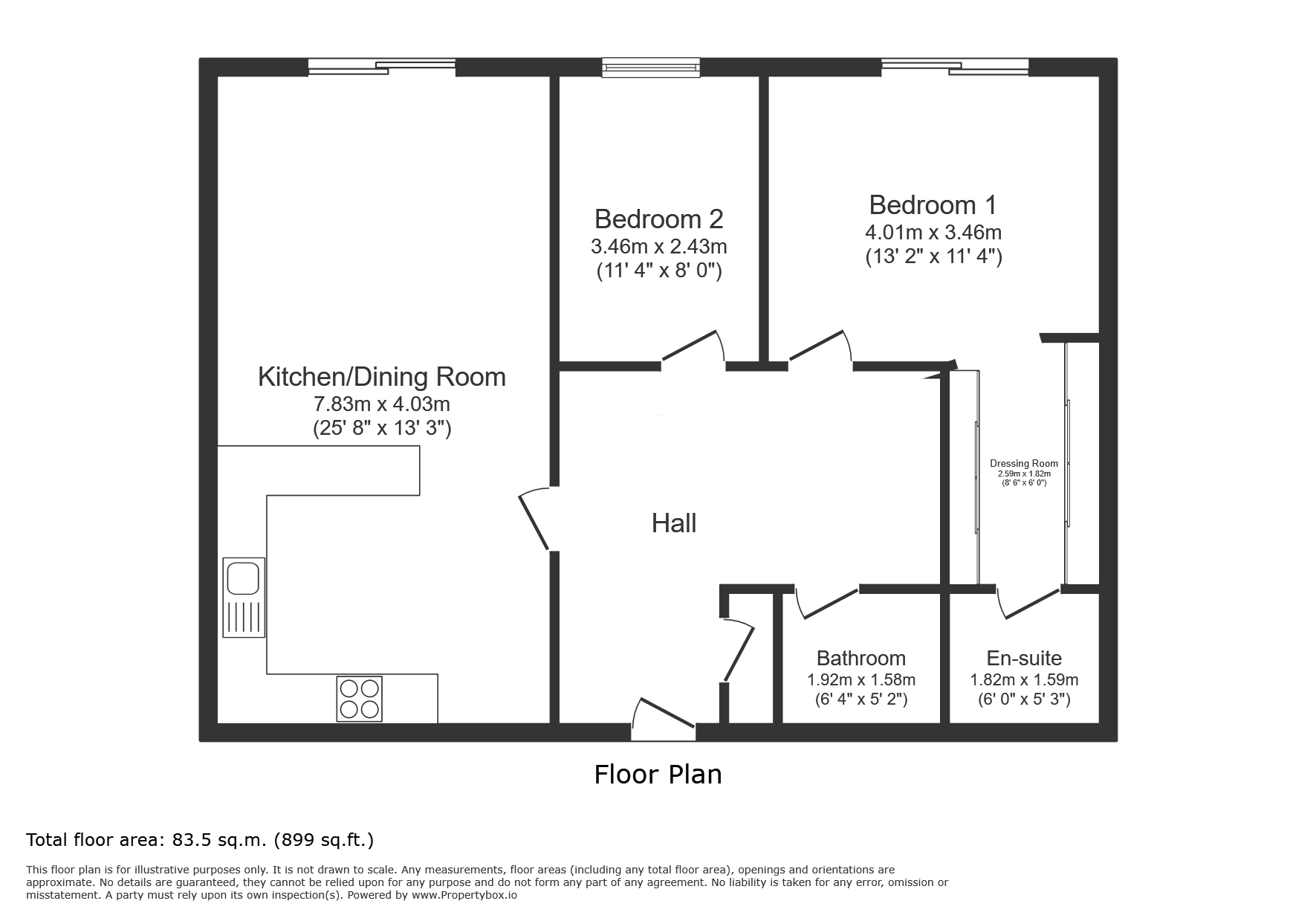 5, Priory Heights Court, Derbyshire floorplan
