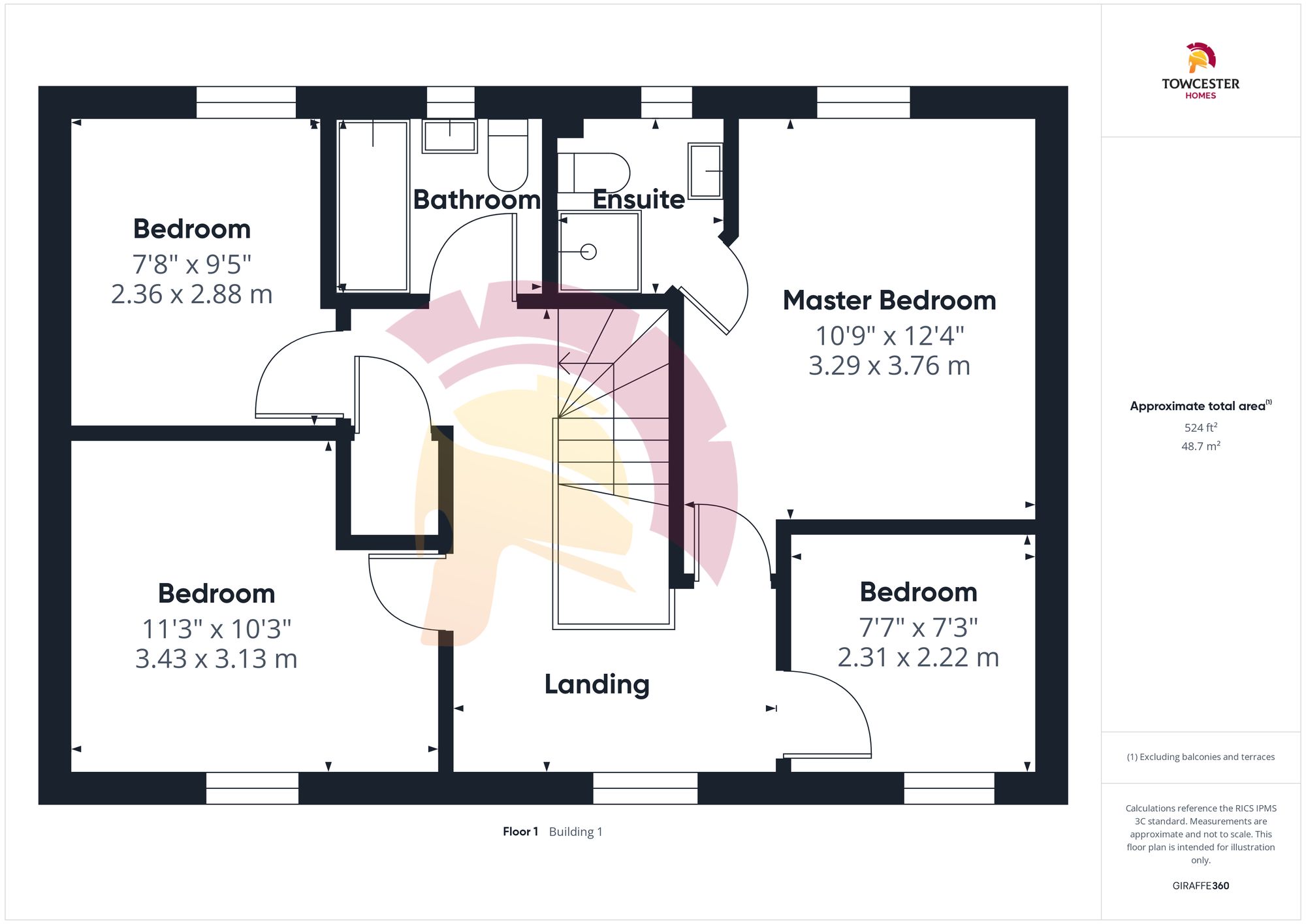 16 Haydock Close, Towcester floorplan