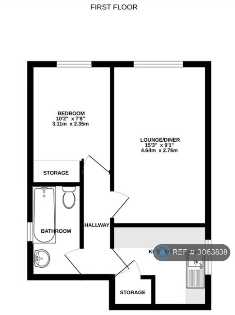 Flat, Clarence Court Chepstow Road, Newport floorplan