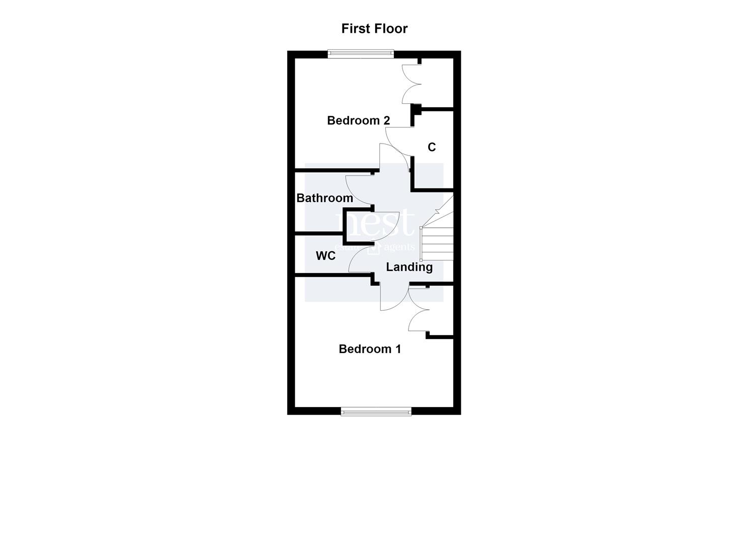 25, Knightsbridge Road, Leicester floorplan