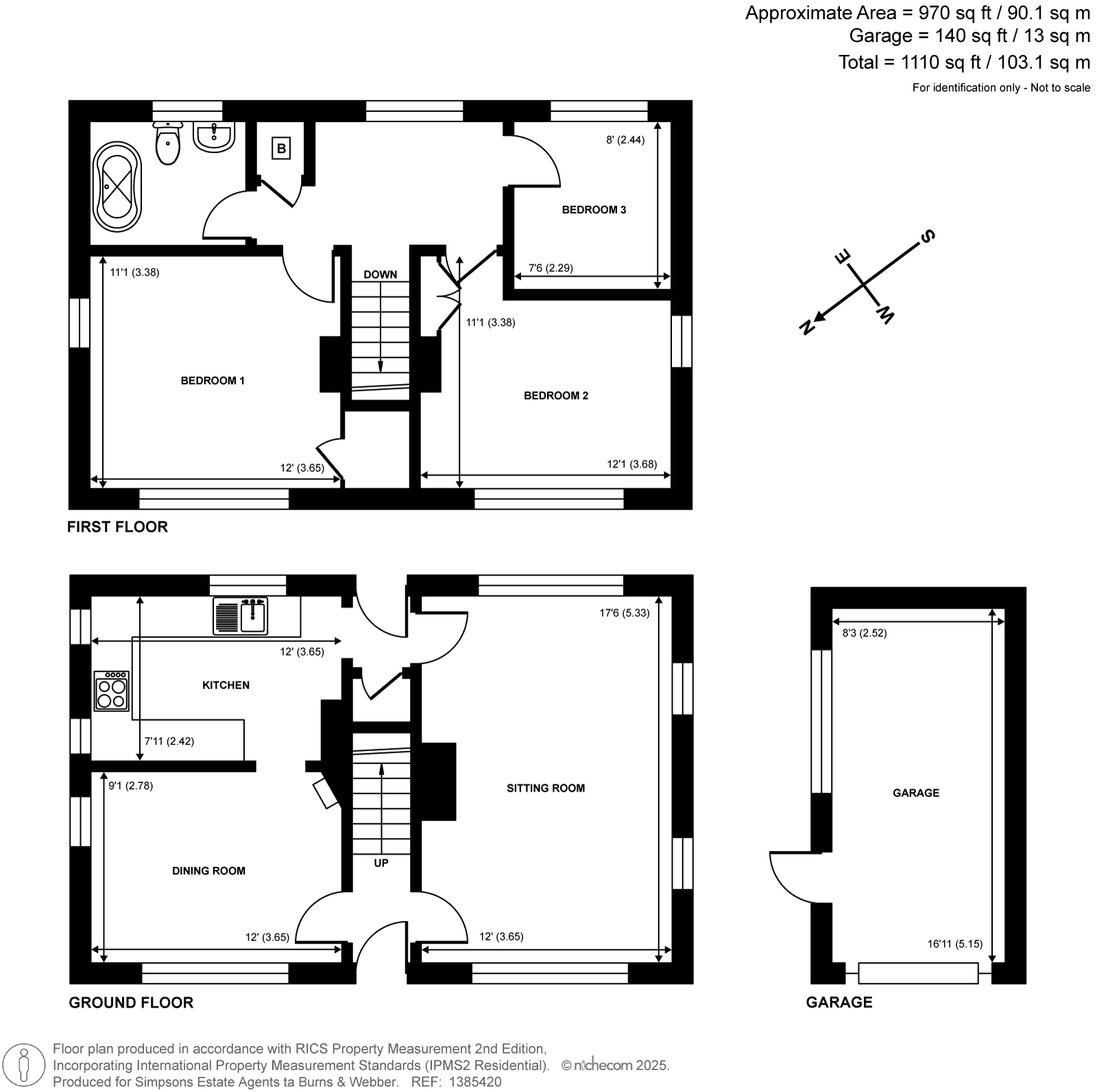 Hillview, 15, Quarry Hill, Godalming floorplan