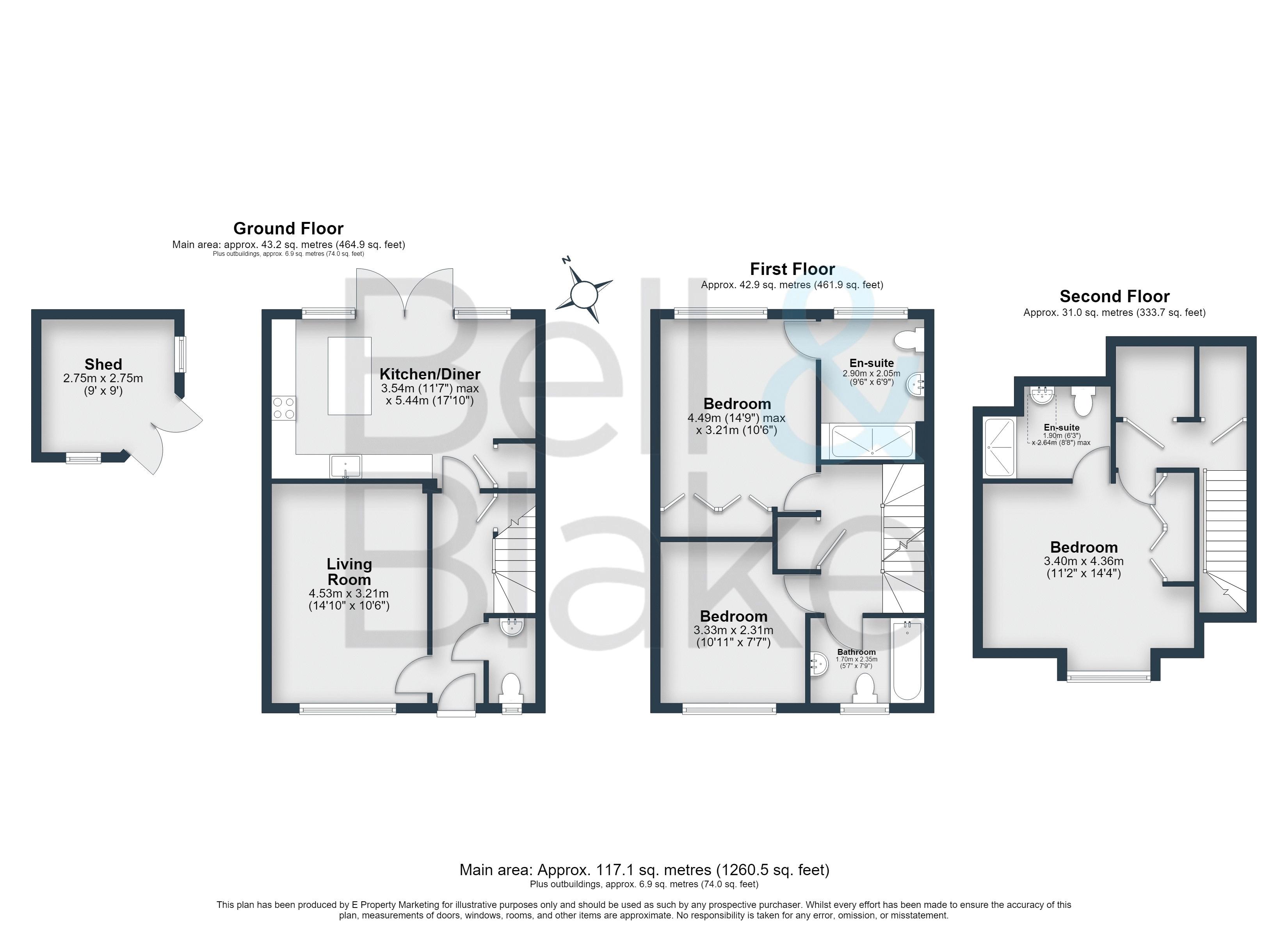 16, Hackett Way, Chichester floorplan