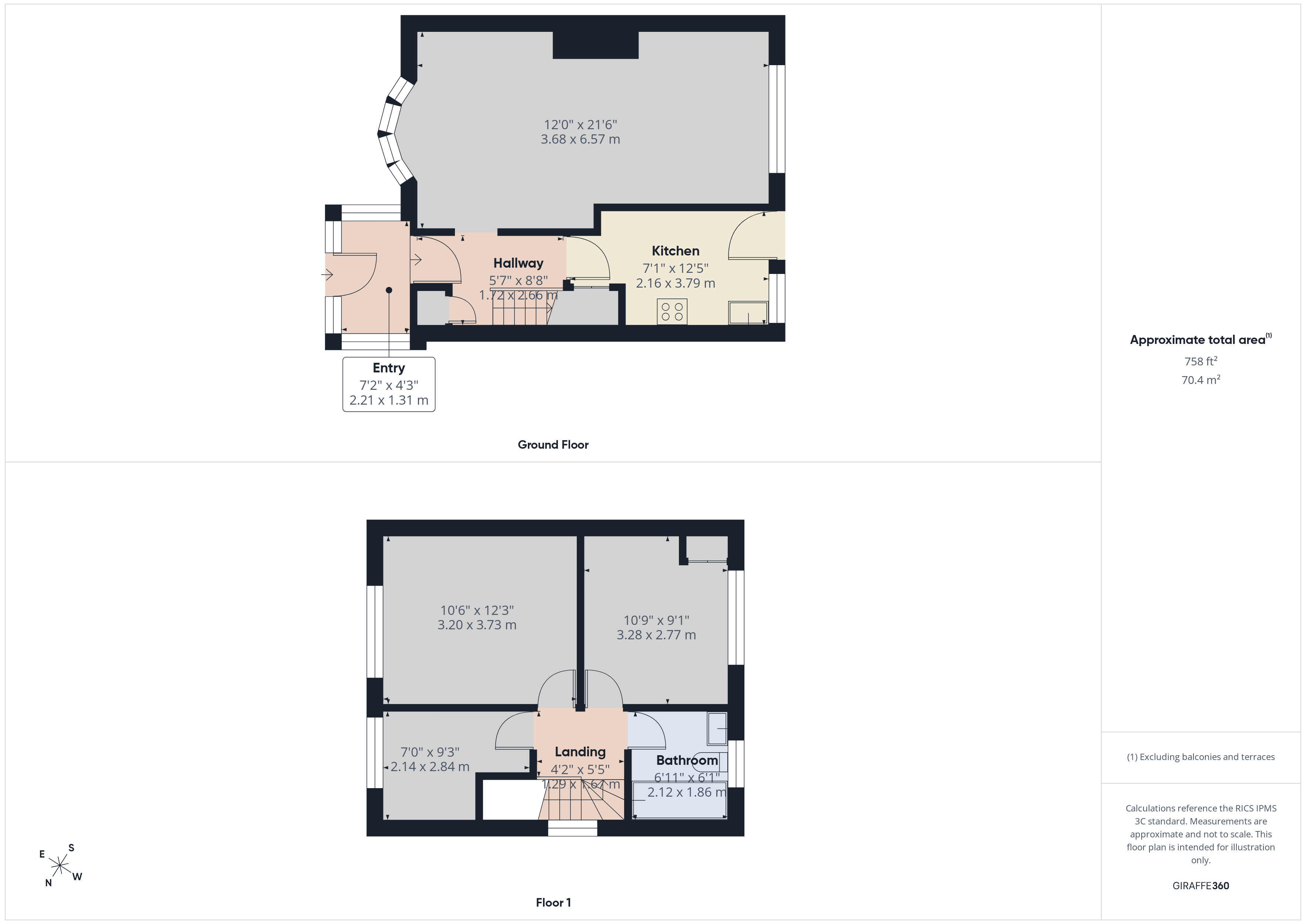 83,, Kingsway, Middlesex floorplan