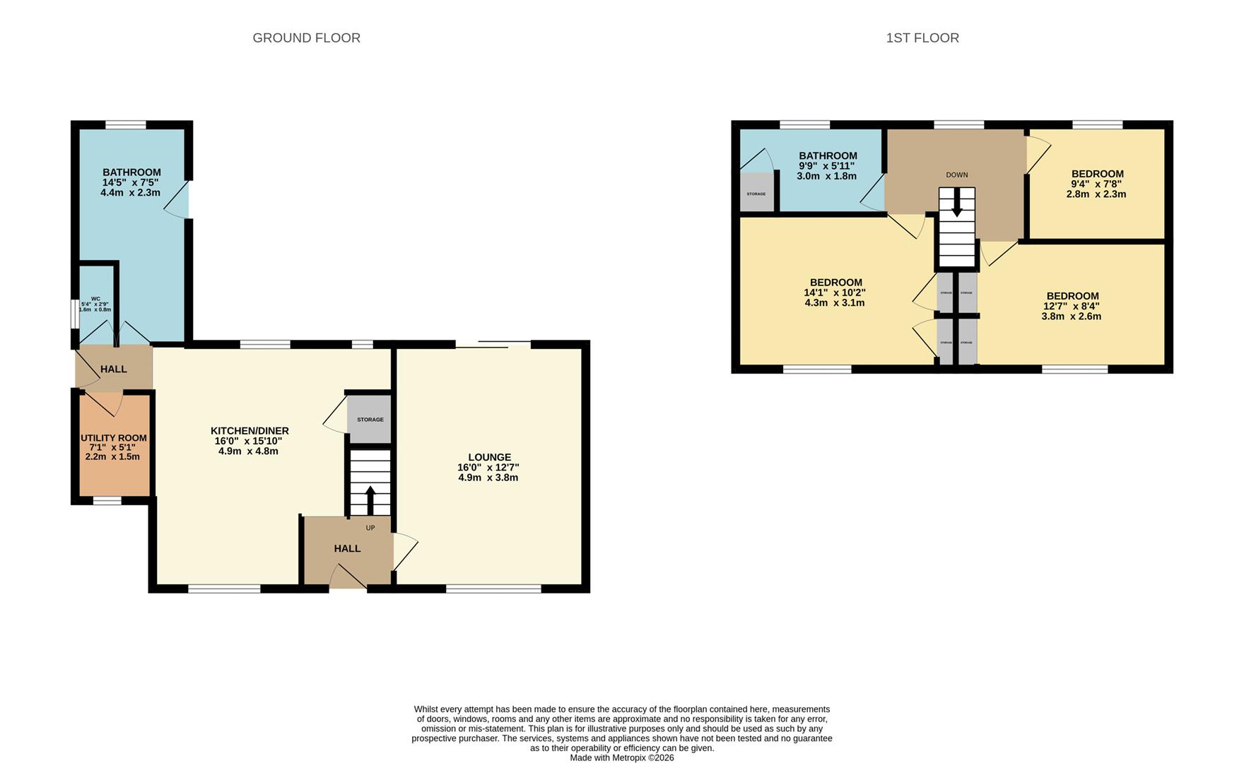 17, The Woodlands, Geddington floorplan