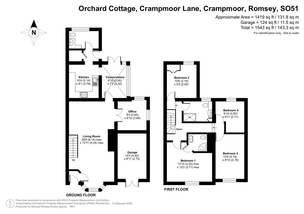 Orchard Cottage,, Crampmoor Lane, Romsey floorplan