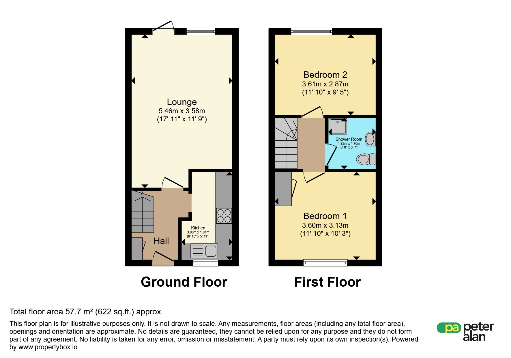21, Willet Close, Neath floorplan