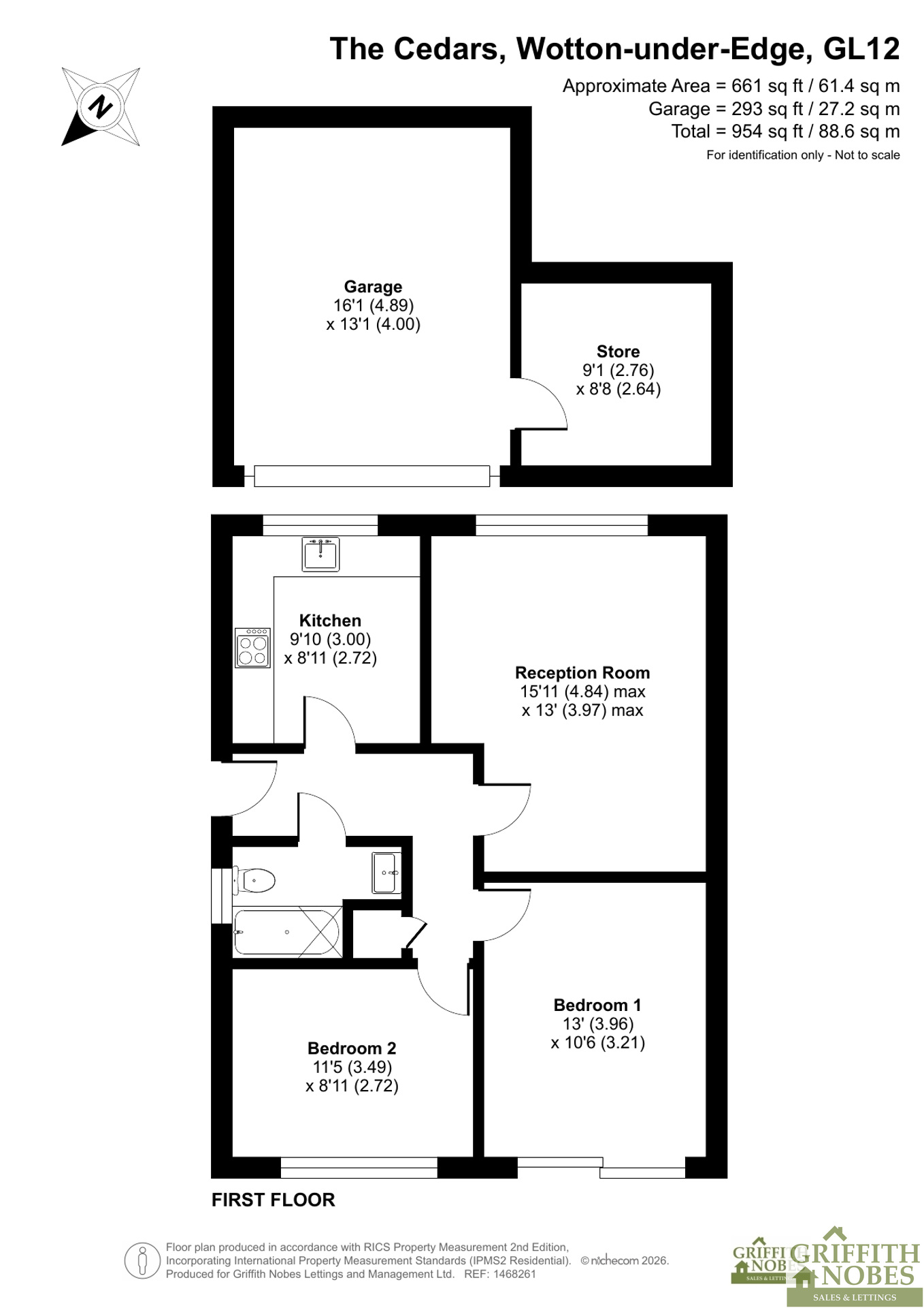 6 The Cedars, Wotton-Under-Edge floorplan