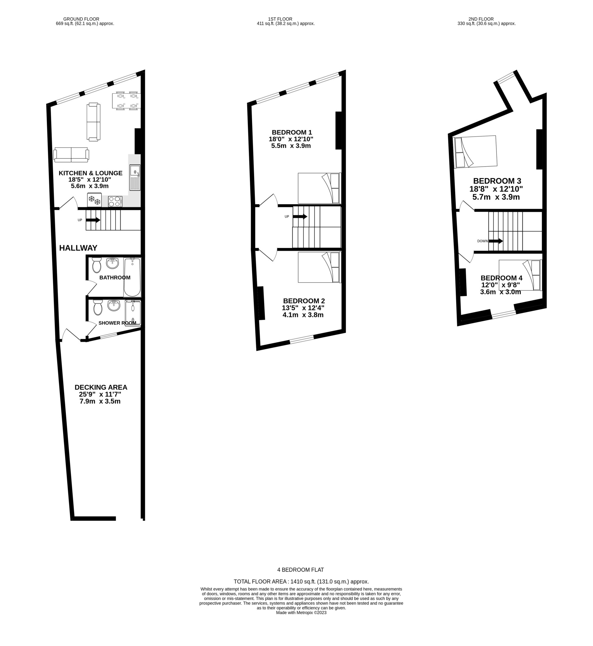 109A, Brixton Hill, London floorplan