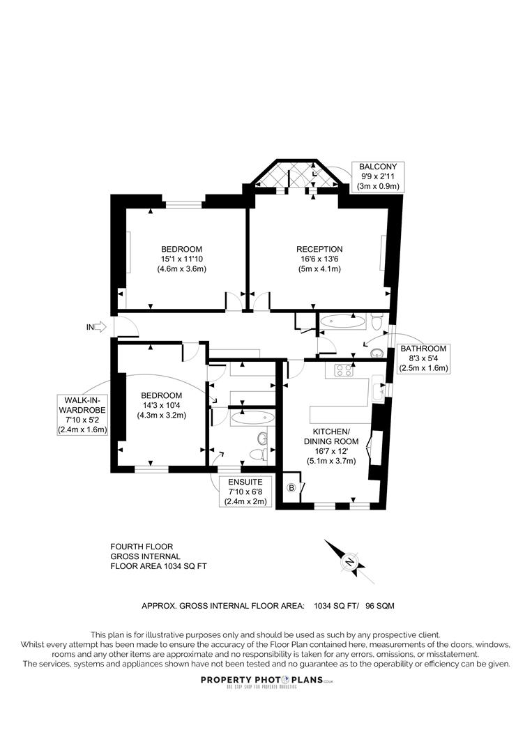 119, Wymering Mansions, Wymering Road, floorplan