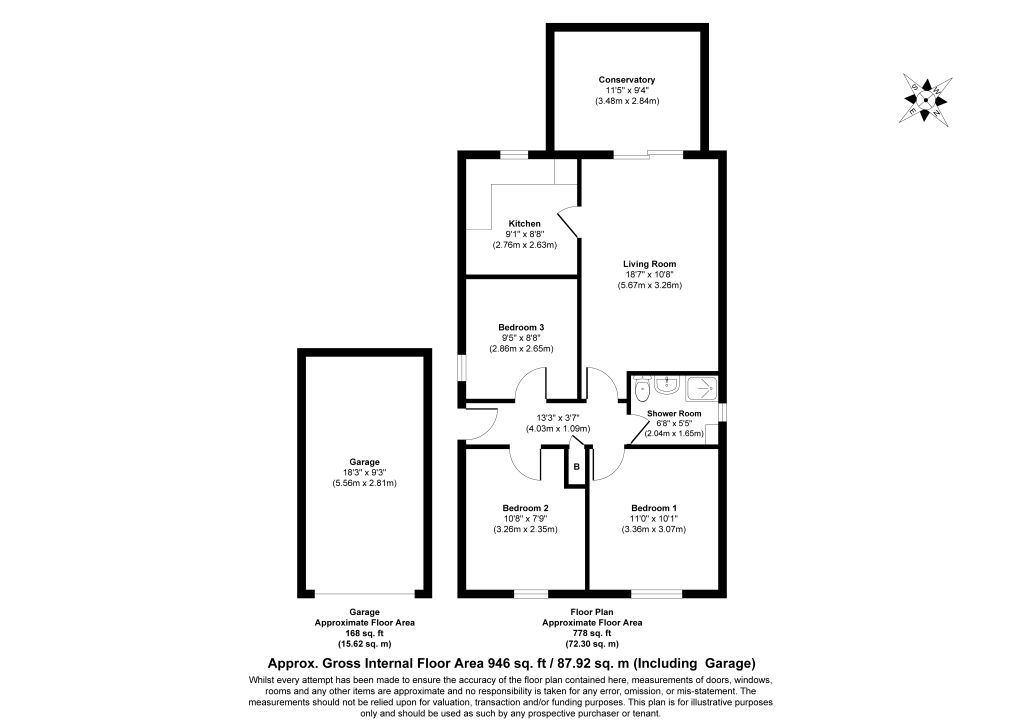 6, Heather Bank, Fernhill Lane, Oswestry floorplan