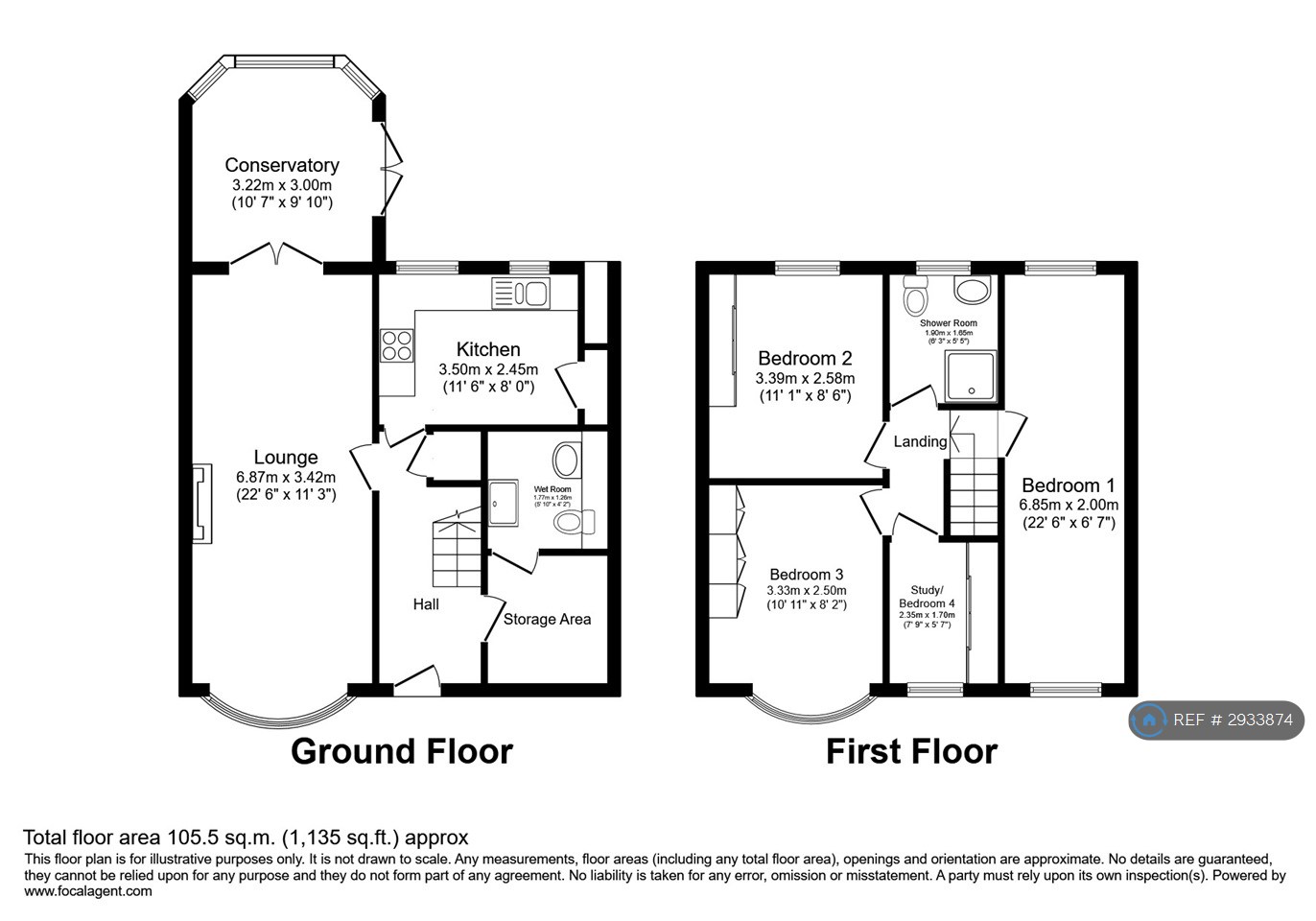 The Earls Croft, Coventry floorplan