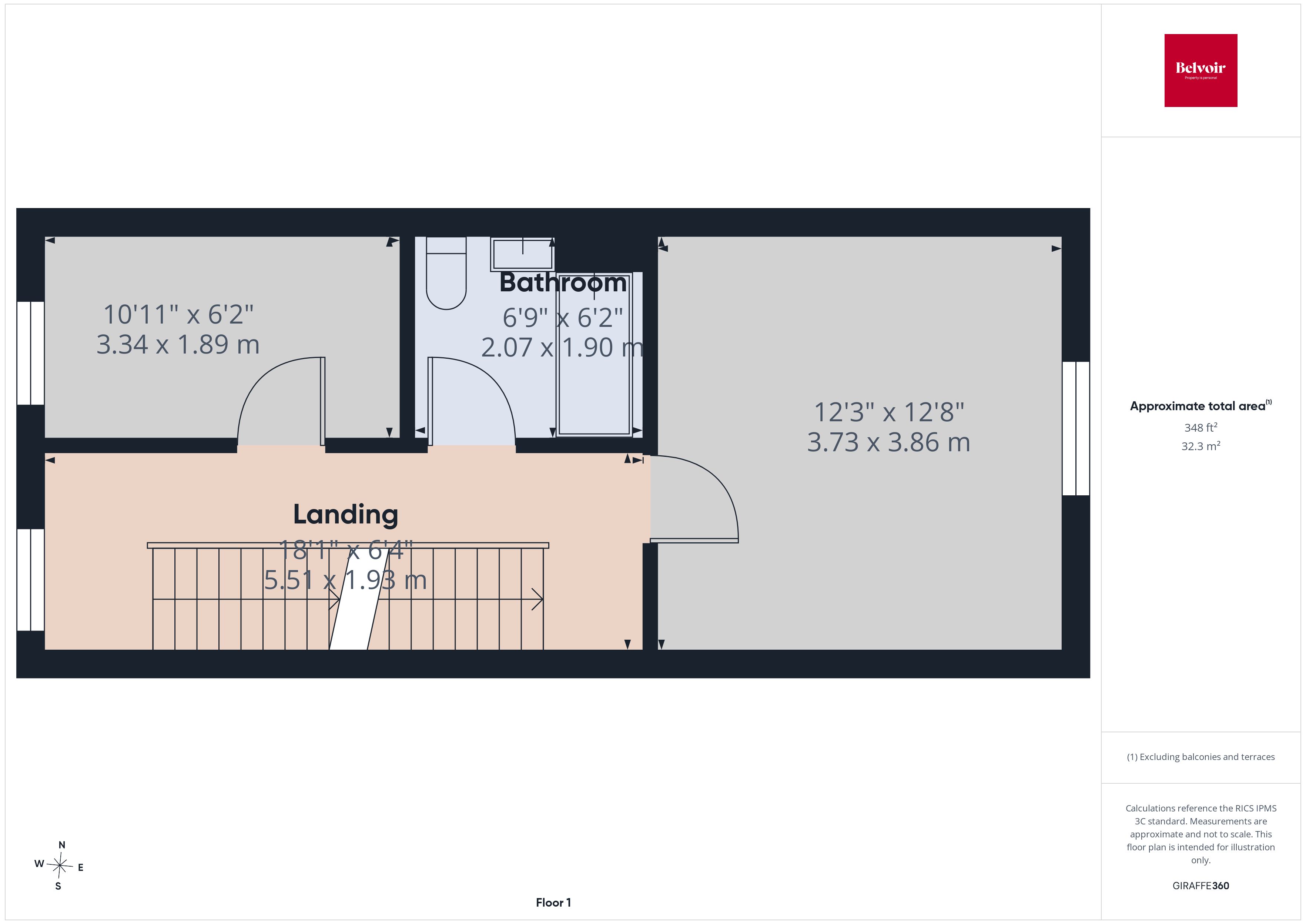 Gelli Grafog, Swansea floorplan