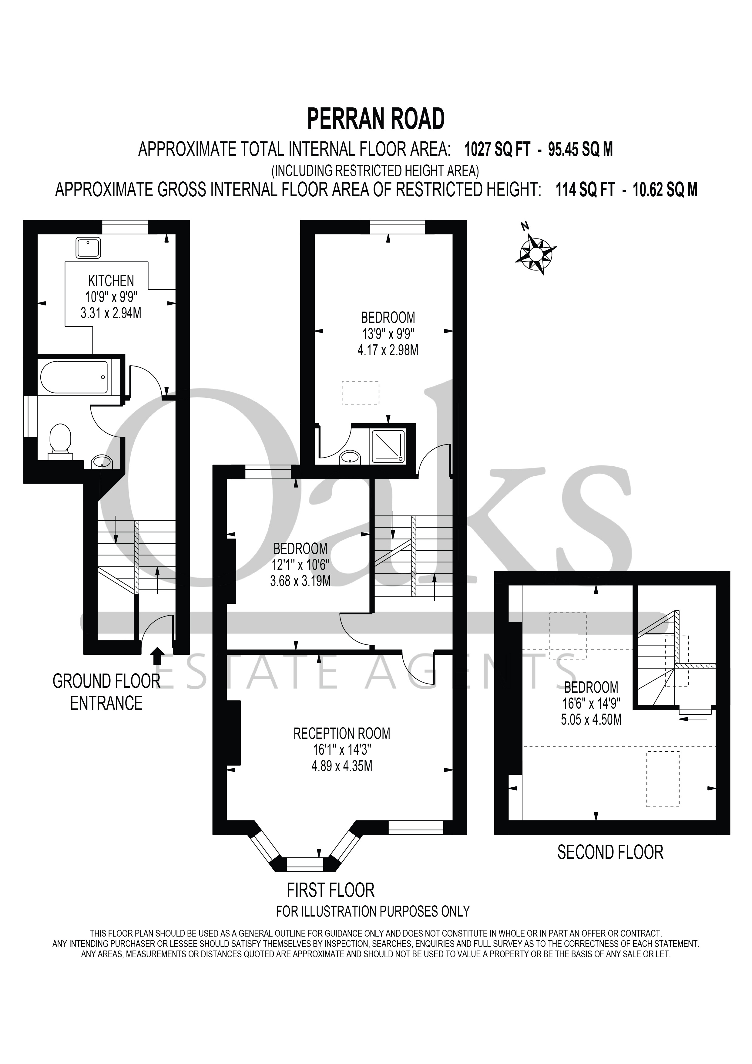 Flat 2, 36, Perran Road, London floorplan