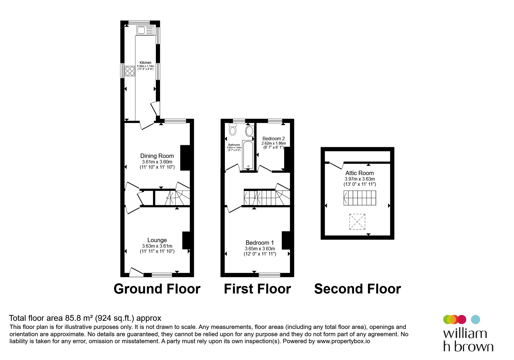 23, Mansfield Road, Sheffield floorplan