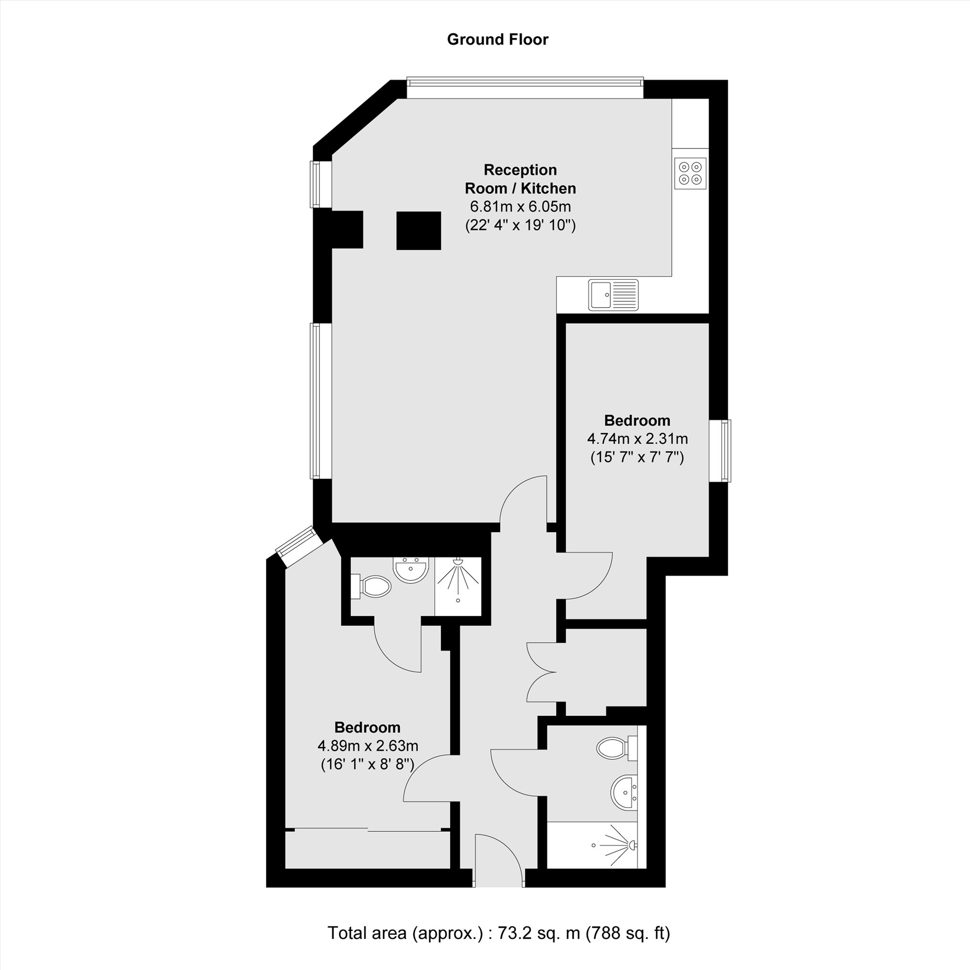 68 Westgate House, West Gate, London floorplan