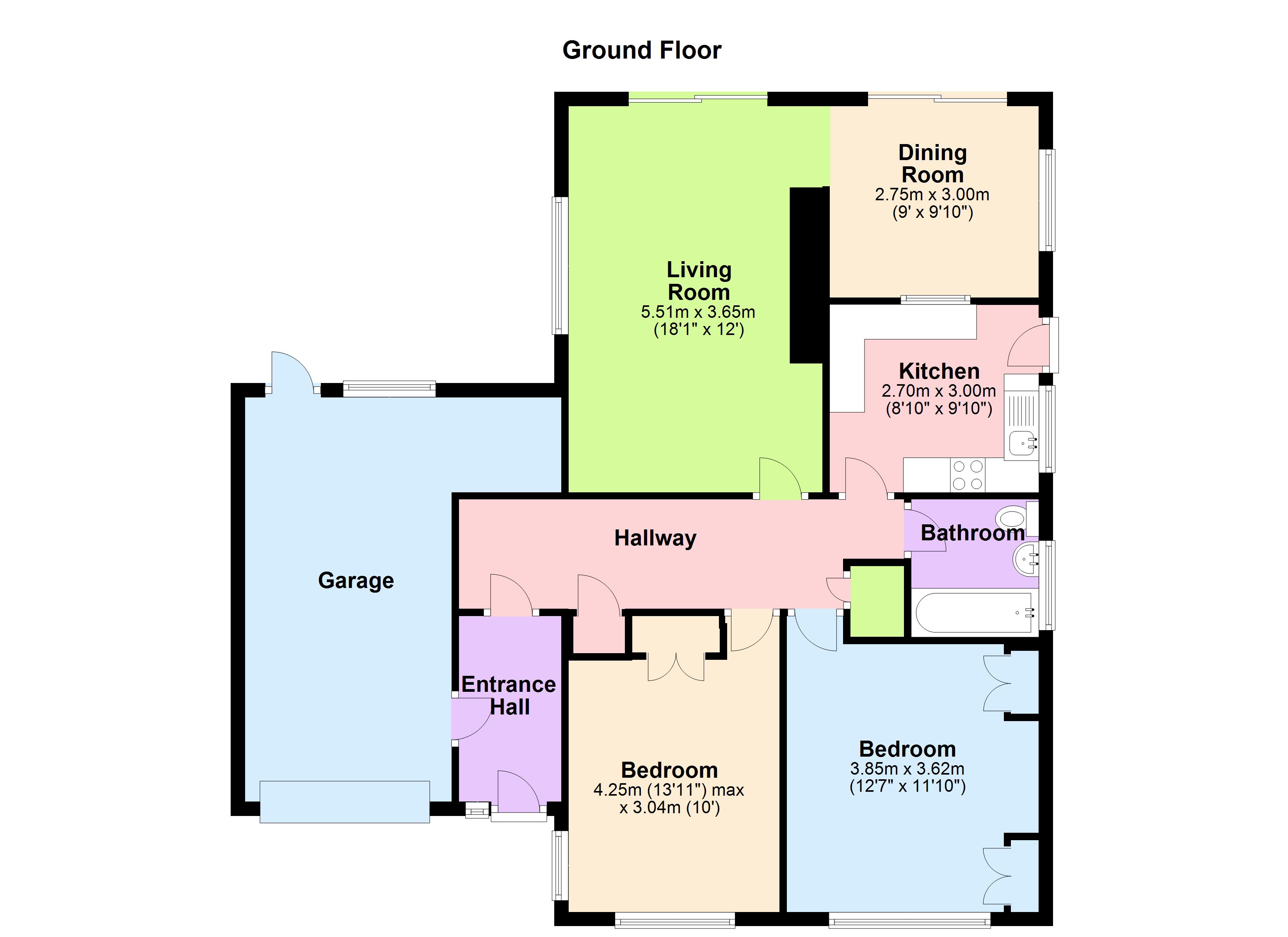 Cambridge Road, Langford, Biggleswade, Bedfordshire SG18, 2 bedroom