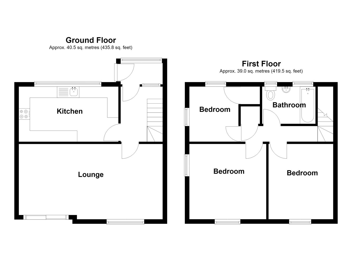 41, Brookhouse Road, Oswestry floorplan