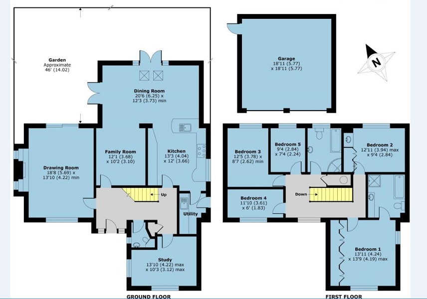 5 Bedrooms Detached house for sale in Hammond End, Farnham Common, Berkshire. SL2