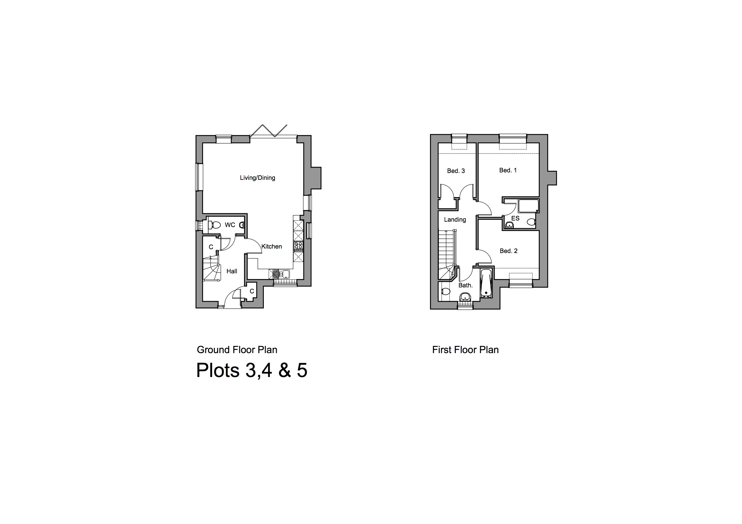 3 Bedrooms Detached house for sale in Eden Hall, Cowden, Kent TN8