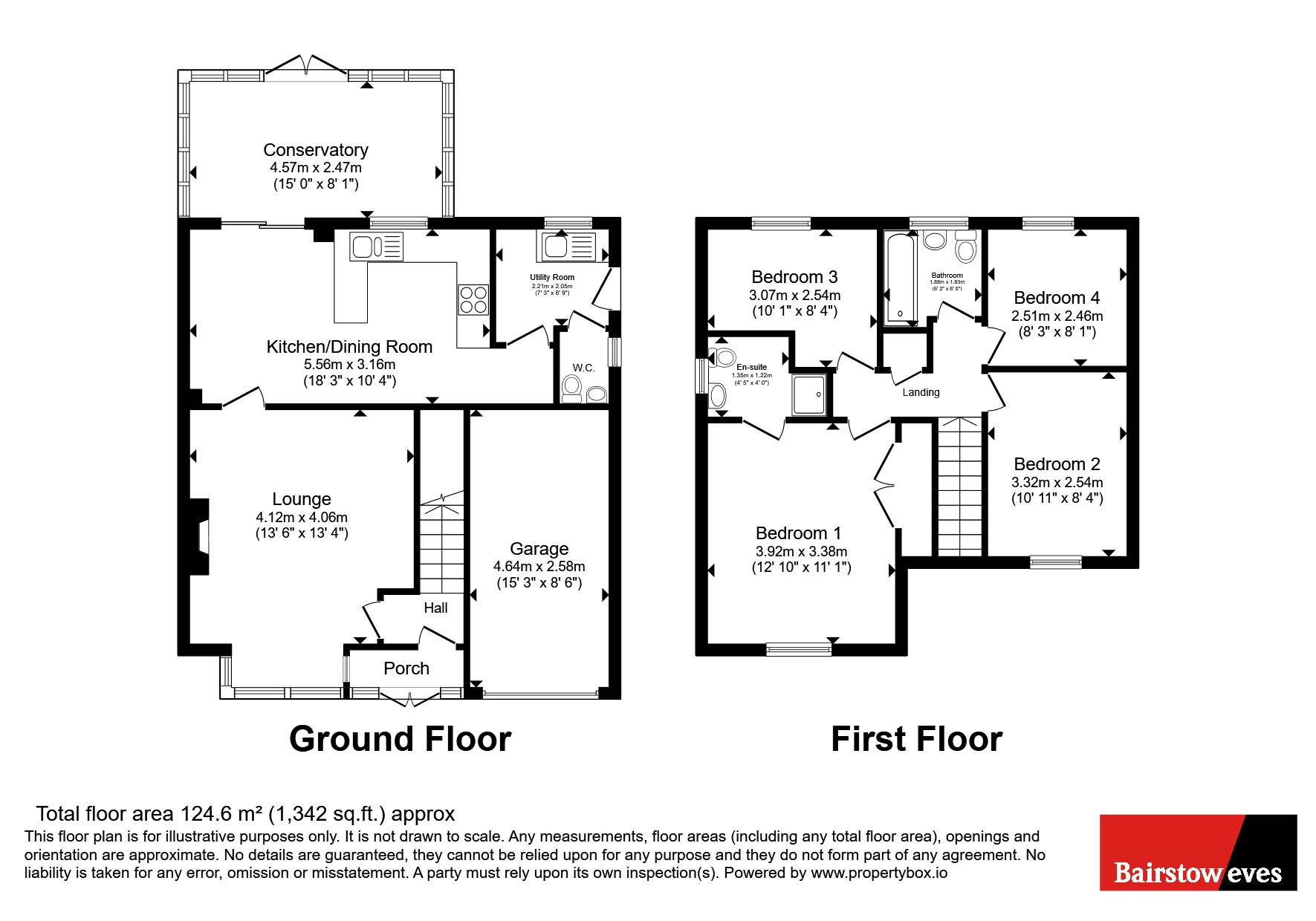 3, Telford Close, Staffordshire floorplan