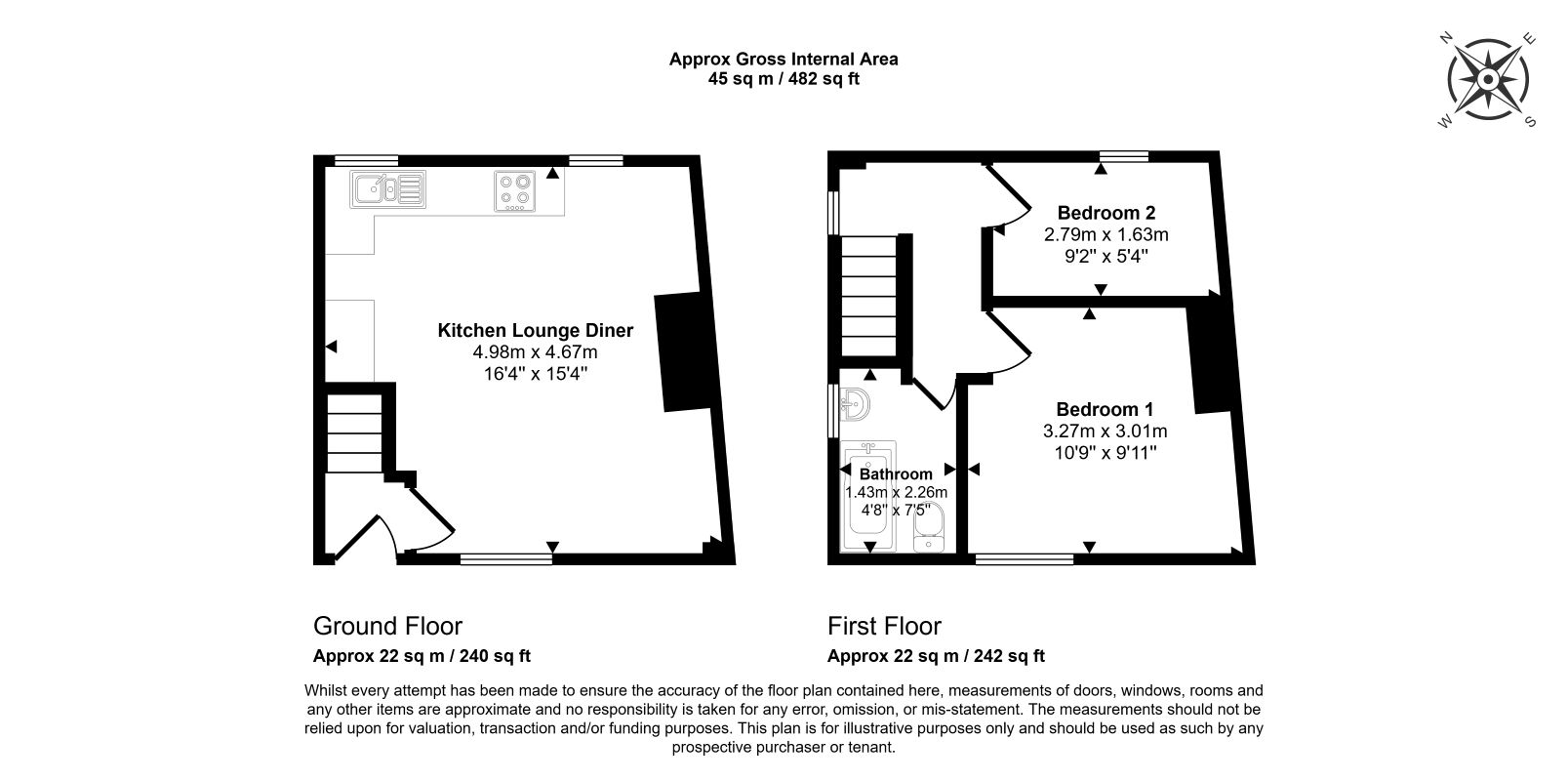 7, Greenside, Bradford floorplan
