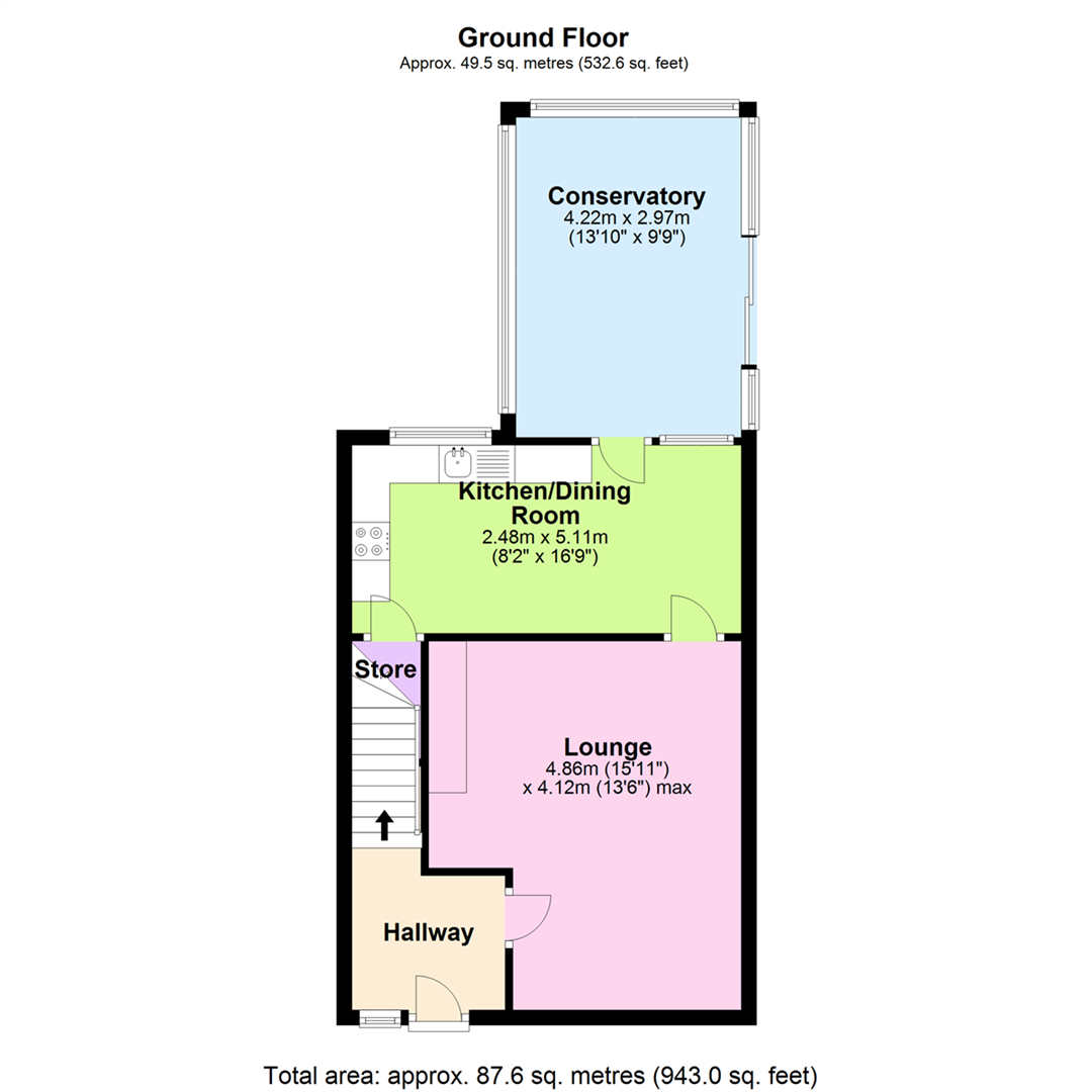 3 Bedrooms Semi-detached house to rent in Hempshaw Avenue, Loveclough, Rossendale BB4