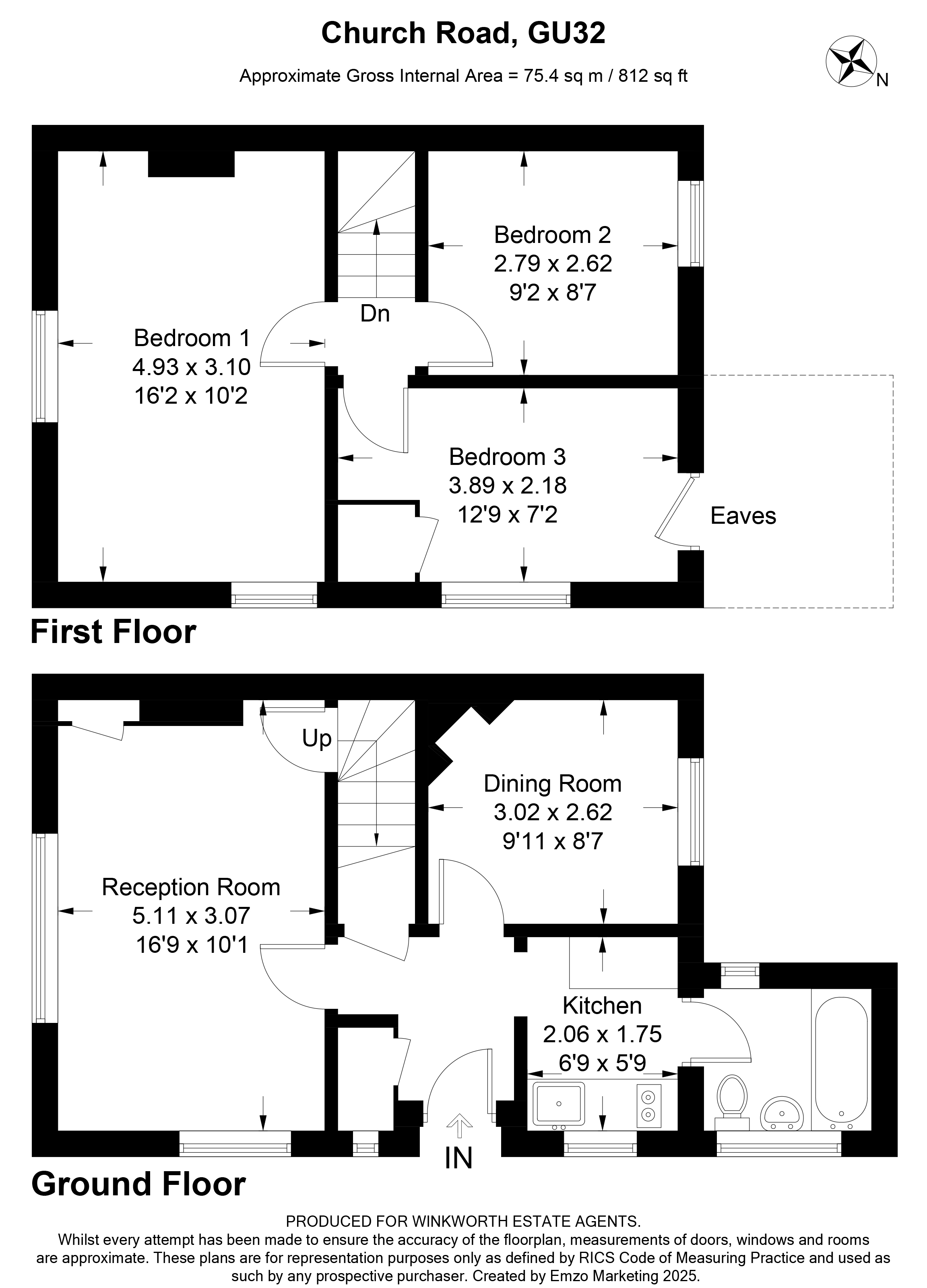 23, Church Road, Petersfield floorplan