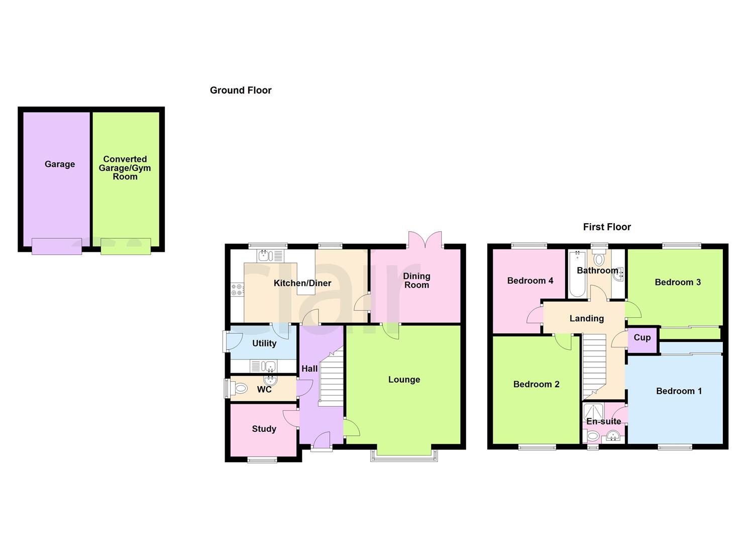 Long Lane, Coalville, Leicestershire LE67, 4 bedroom detached house for