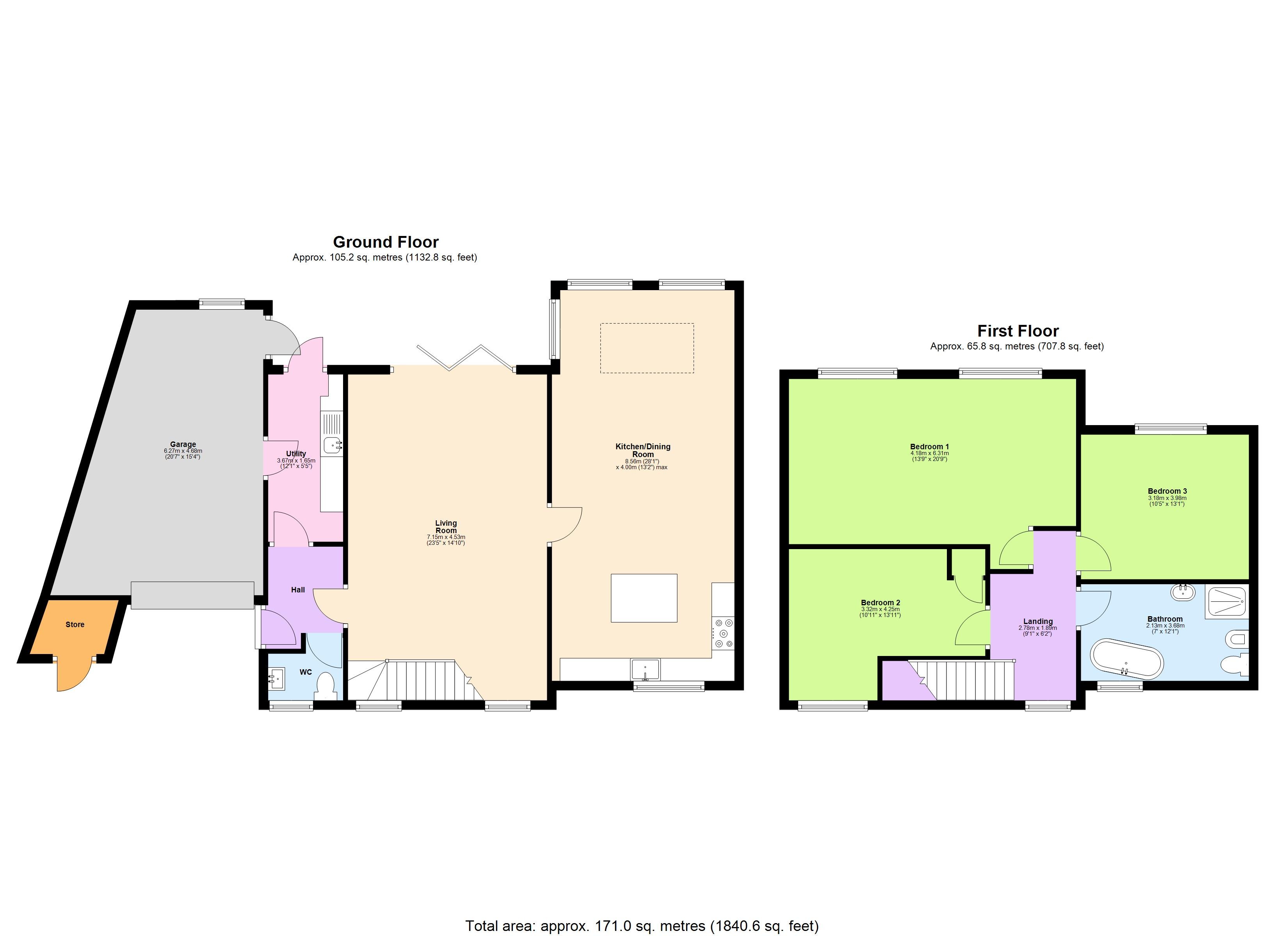 Rose Cottage,, The Spinney, Aldenham floorplan