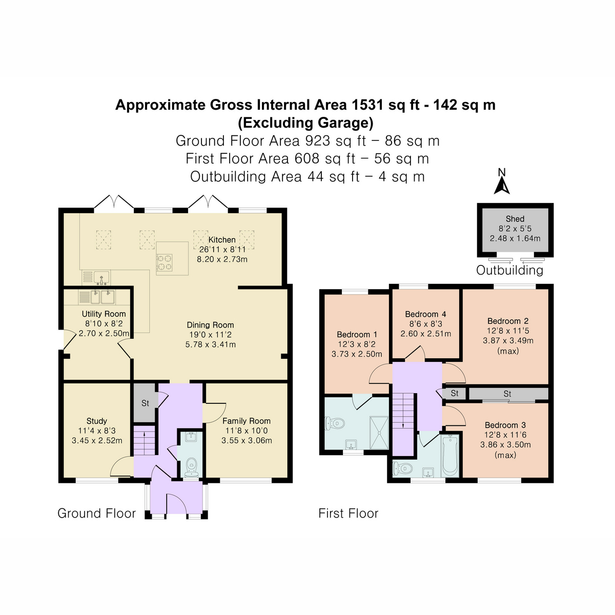 12, The Styles, Harwell floorplan