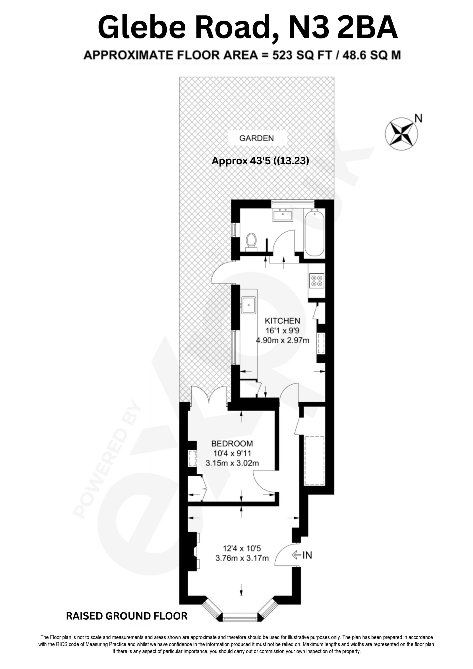 19a, Glebe Road, London floorplan