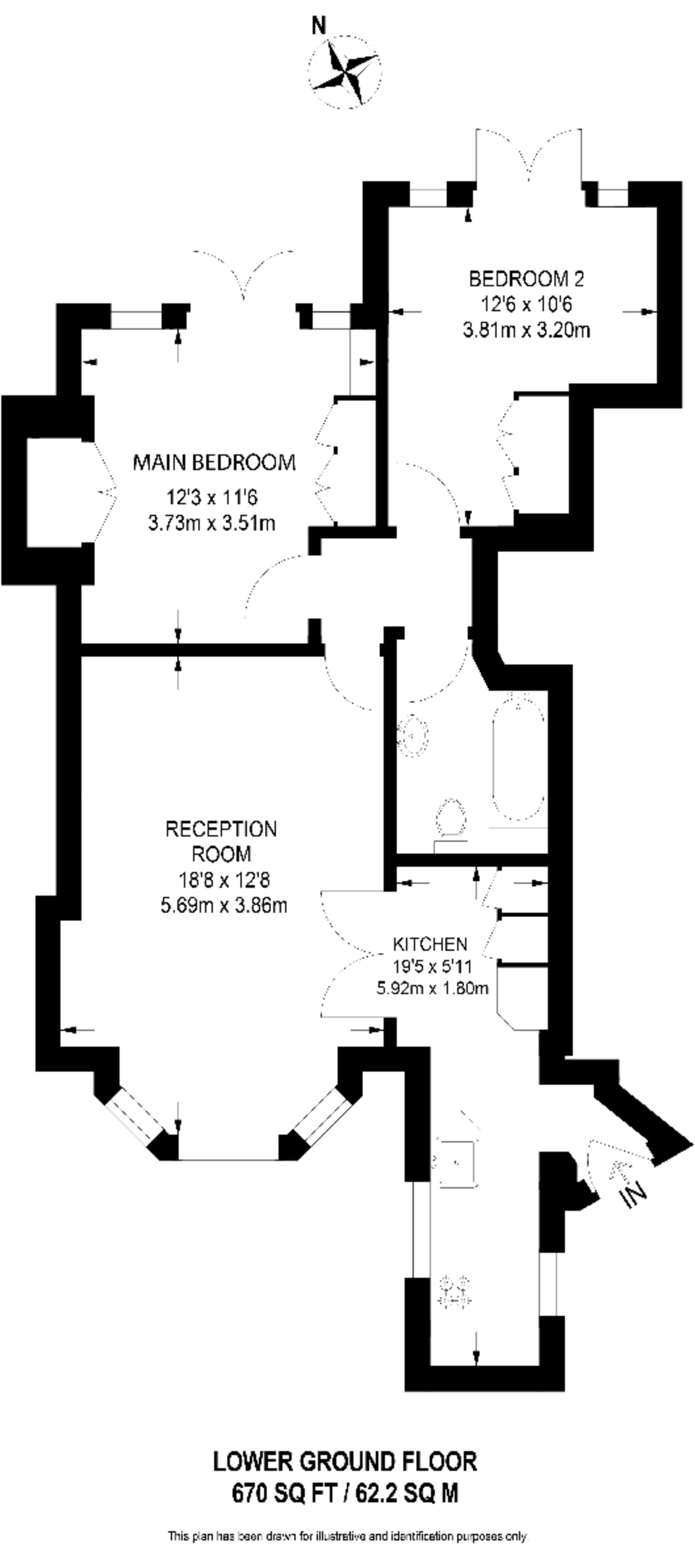 Gauden Road, Clapham North floorplan