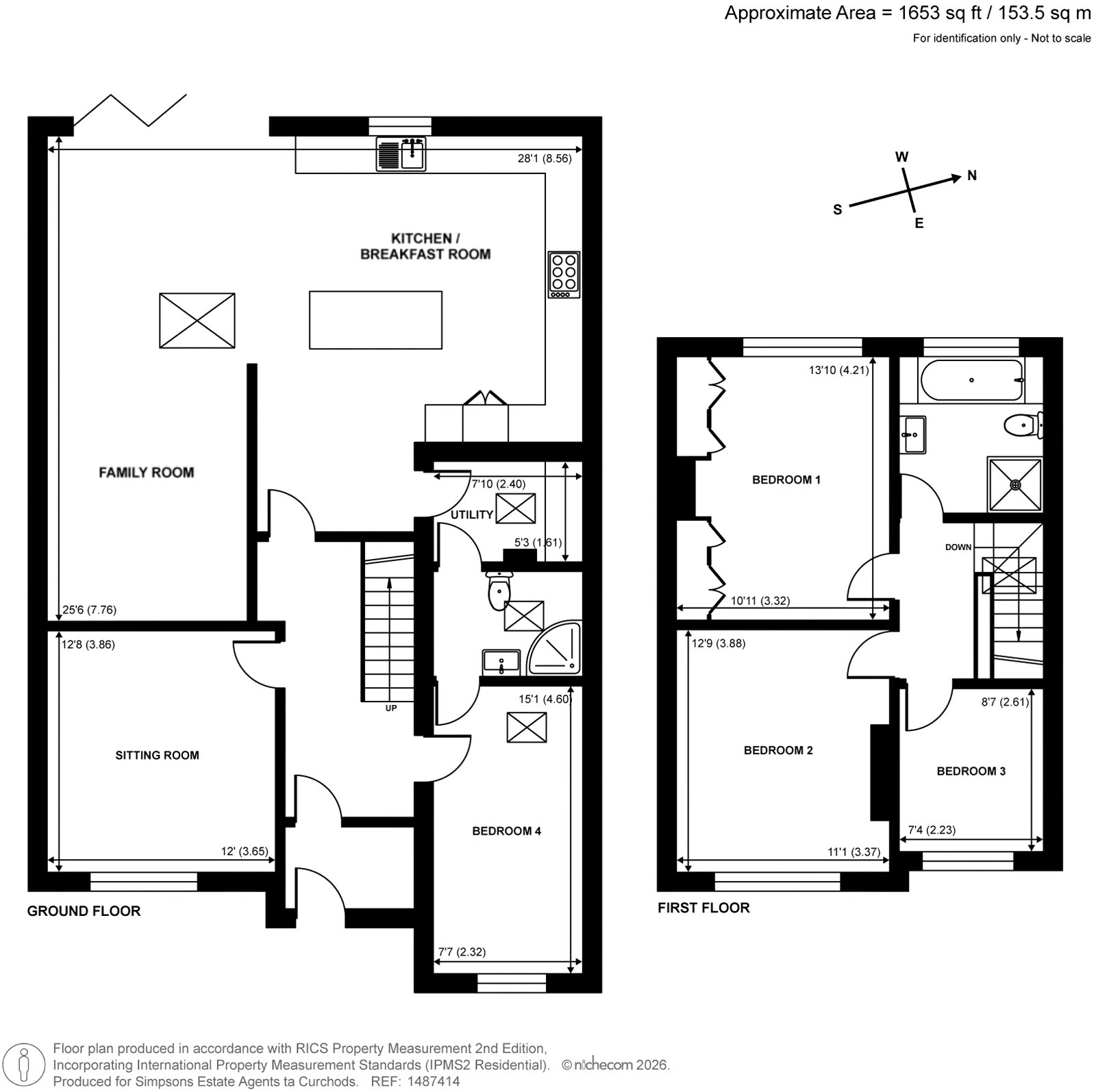 14, Southfields, East Molesey floorplan