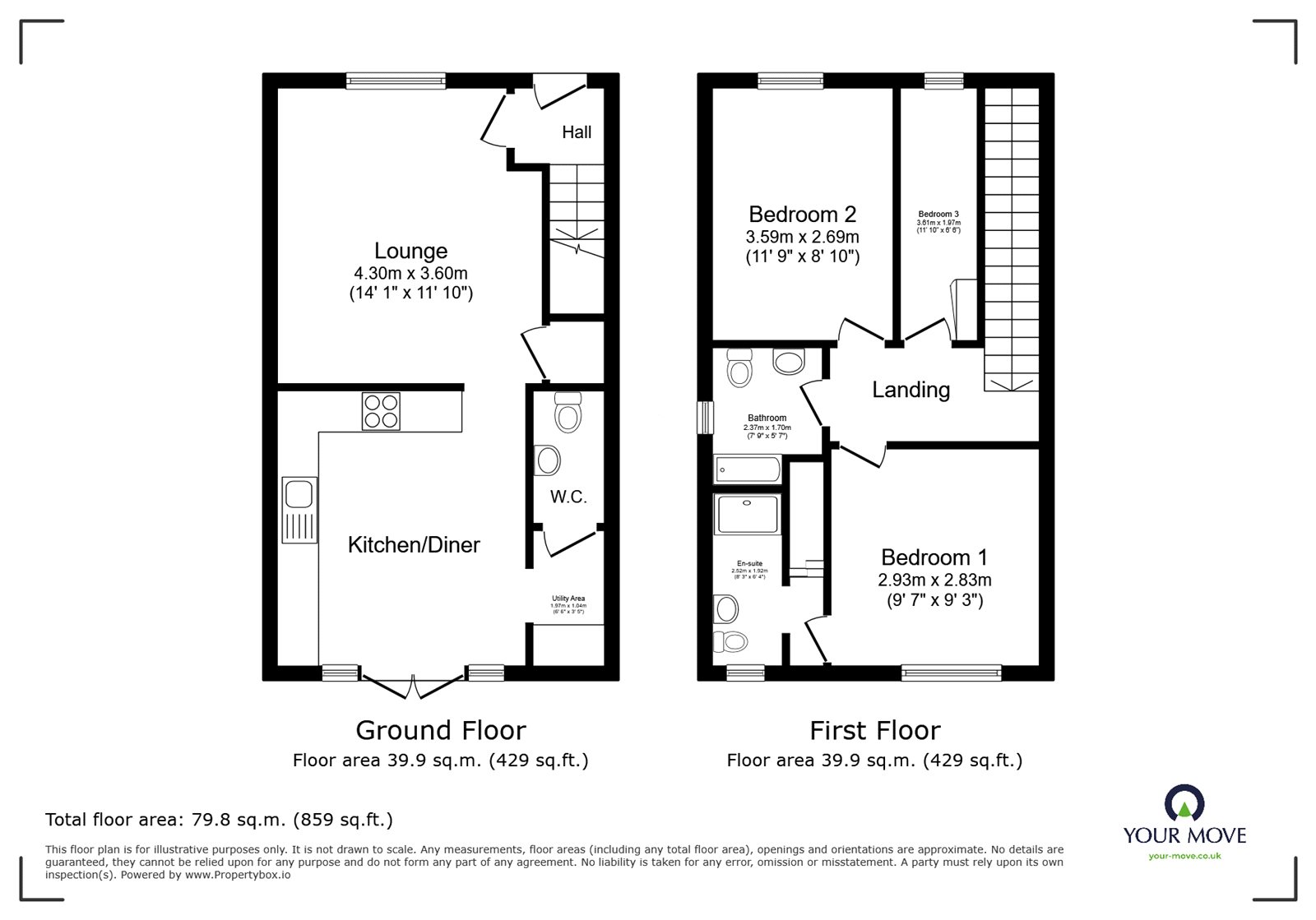 10, Barns Way, Leicester floorplan